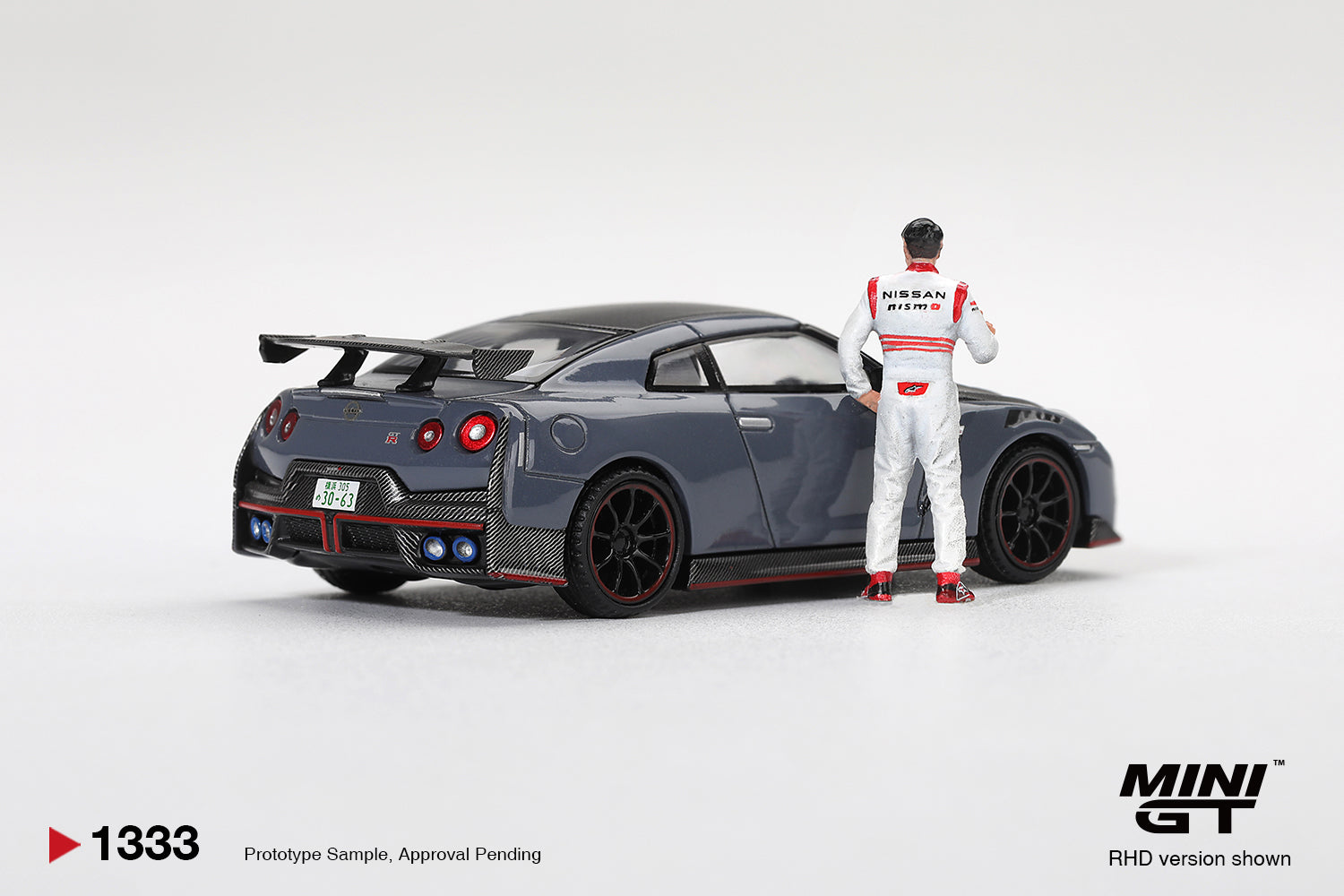 Nissan GT-R Nismo 2024 Tsukuba Production Car Lap Record W / Matsuda Figure - Tsugio Matsuda Collection