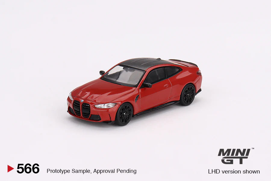 MiniGT - BMW M4 Competition - Toronto Red Metallic