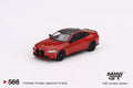MiniGT - BMW M4 Competition - Toronto Red Metallic