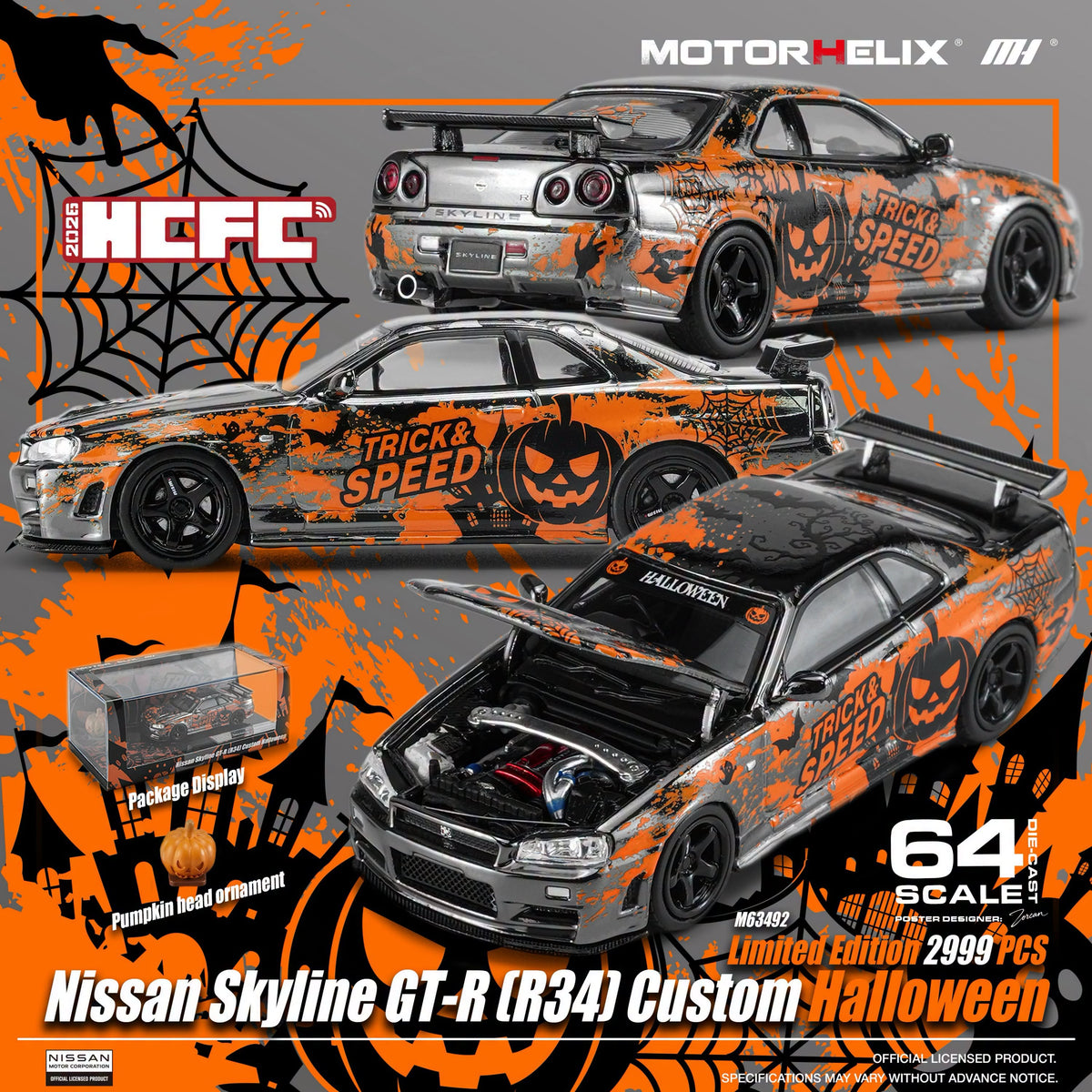 Nissan Skyline GT-R (R34) Custom Halloween - HCFC 2026