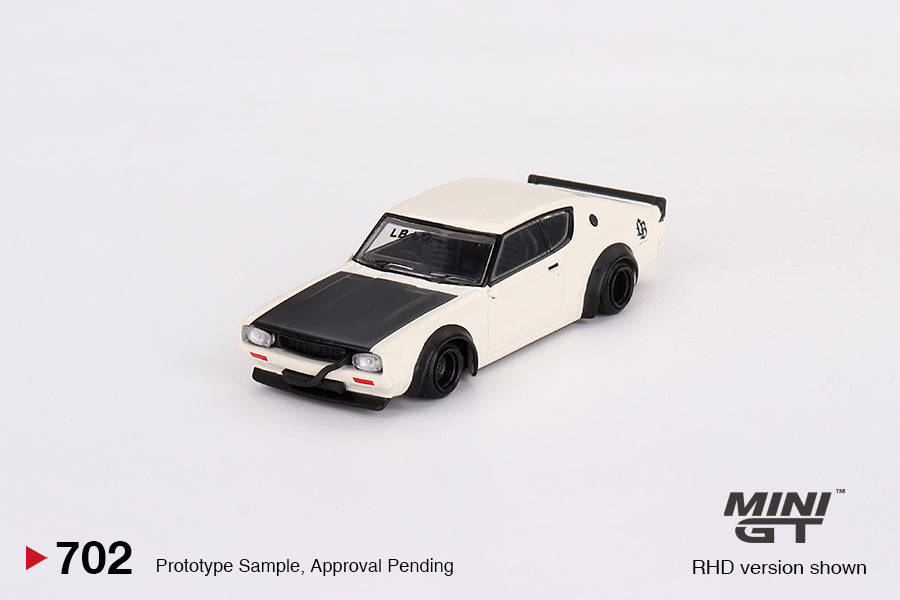 [Pre Order, Box] MiniGT - Nissan Skyline Kenmeri Liberty Walk White - 8