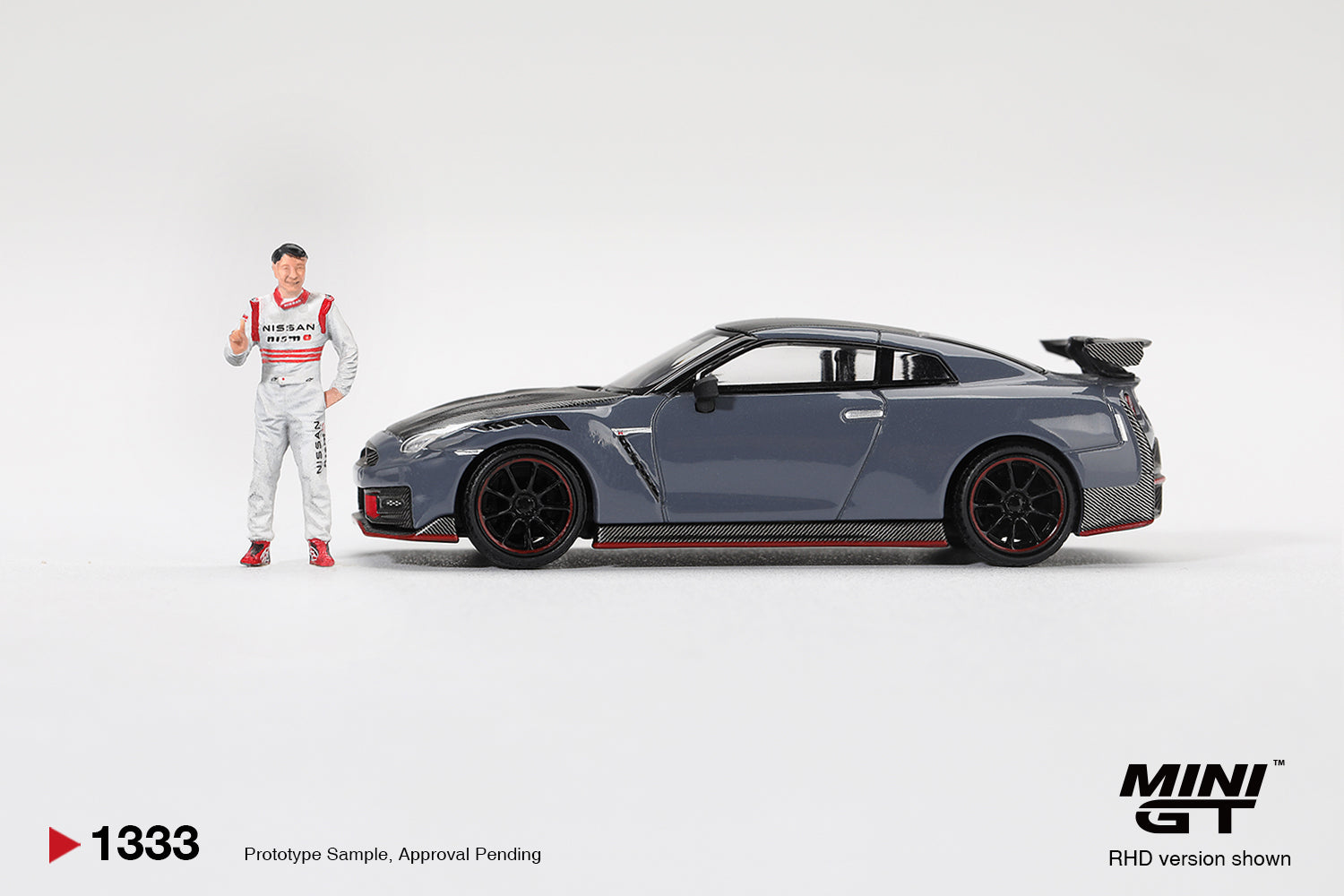Nissan GT-R Nismo 2024 Tsukuba Production Car Lap Record W / Matsuda Figure - Tsugio Matsuda Collection