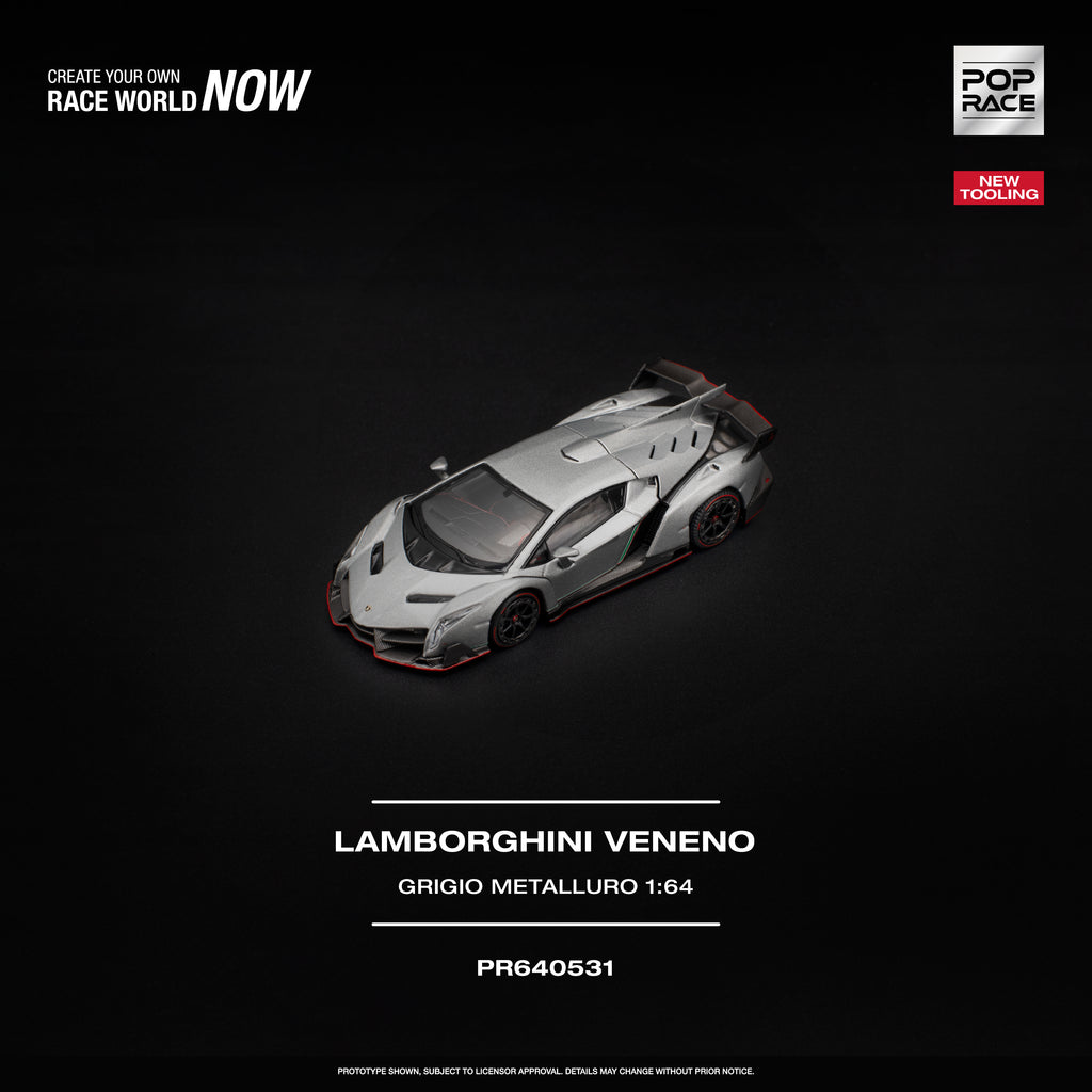 LAMBORGHINI VENENO - GRIGIO METALLURO