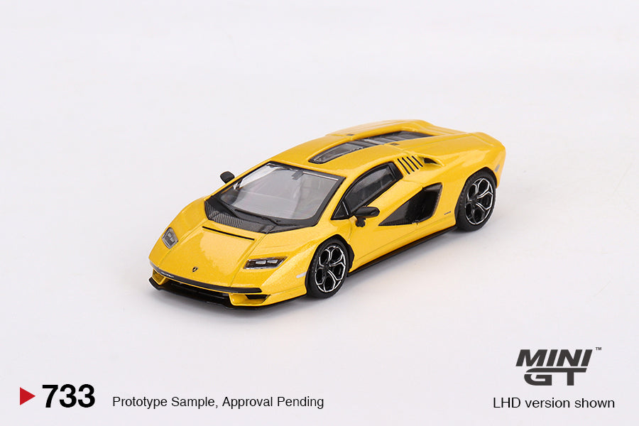 [Pre Order, Box] MiniGT - Lamborghini Countach LPI 800-4 New Giallo Orion - 8
