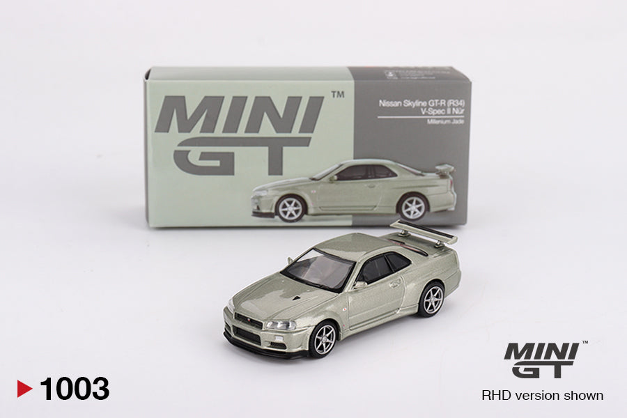[Box] Nissan Skyline GT-R (R34) V-Spec II Nür Millenium Jade