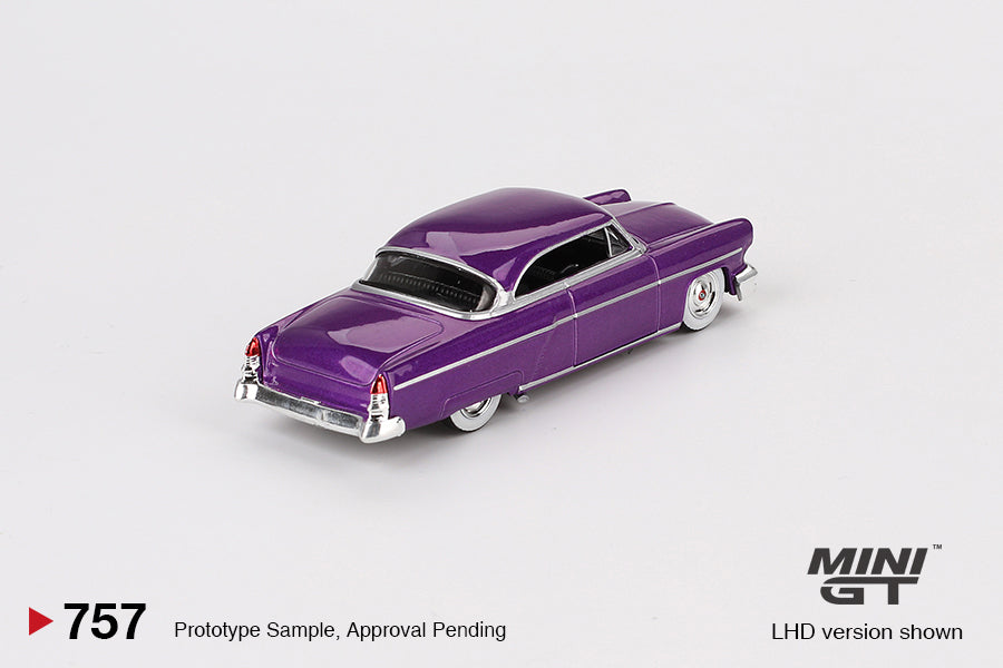 [Box] MiniGT - Lincoln Capri Hot Rod 1954 Purple Metallic - 5