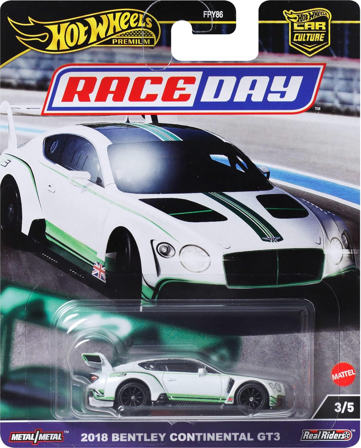 Hot Wheels Race Day 2018 Bentley Continental GT3