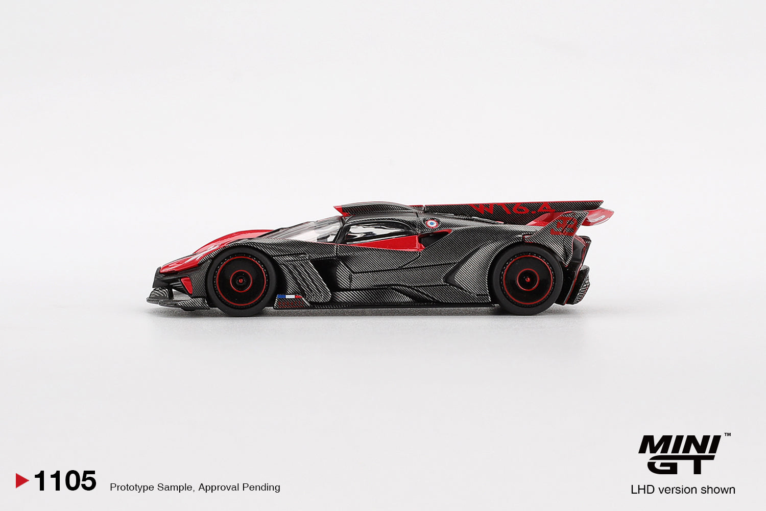 [Pre Order, Box] MiniGT - Bugatti Bolide Red - 5