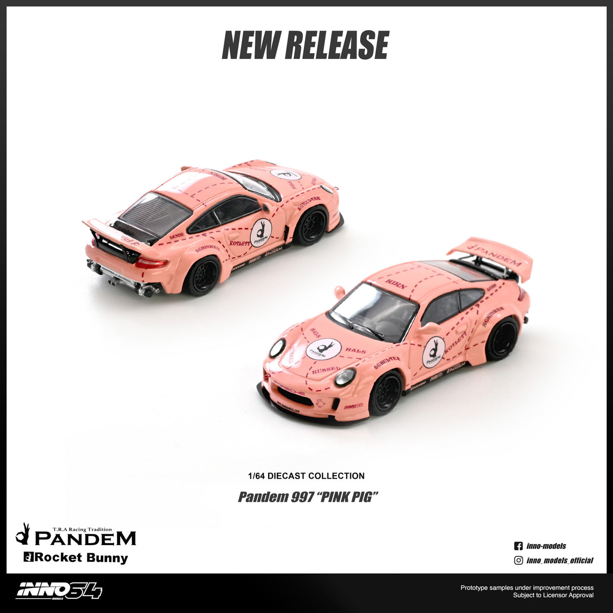 [Pre Order] Inno64 - PANDEM 997 "PINK PIG"