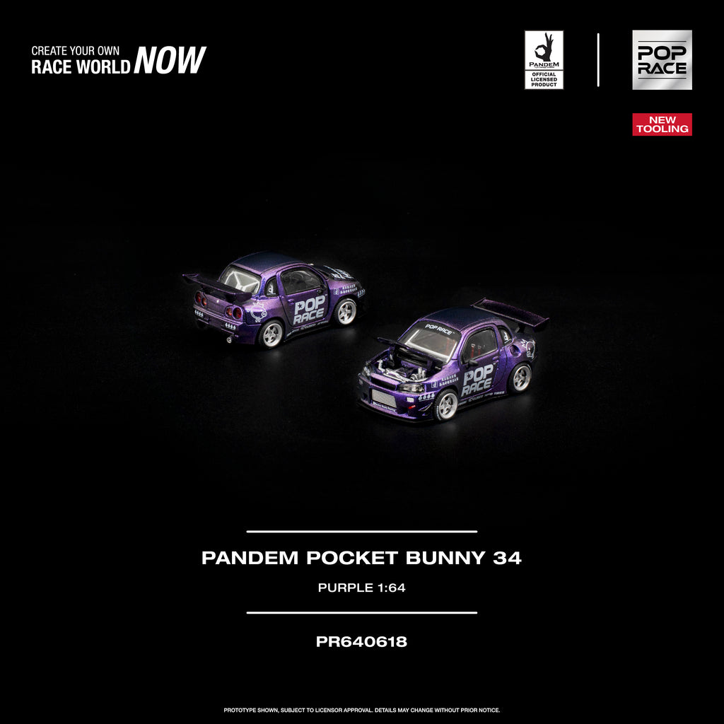 PANDEM POCKET BUNNY 34 PURPLE