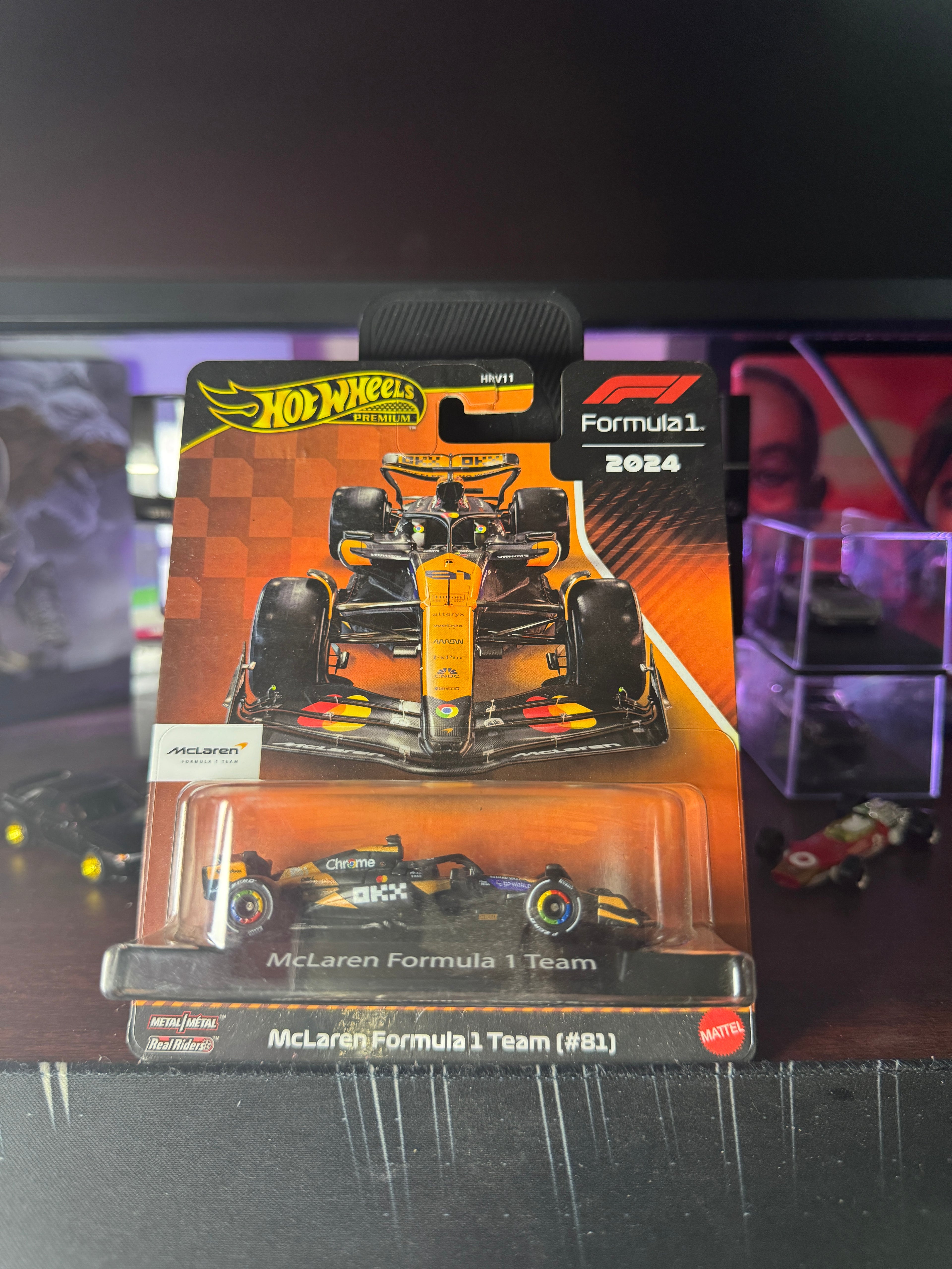 HotWheels Formula 1 (F1) 2024 McLaren Formula 1 Team (#81)