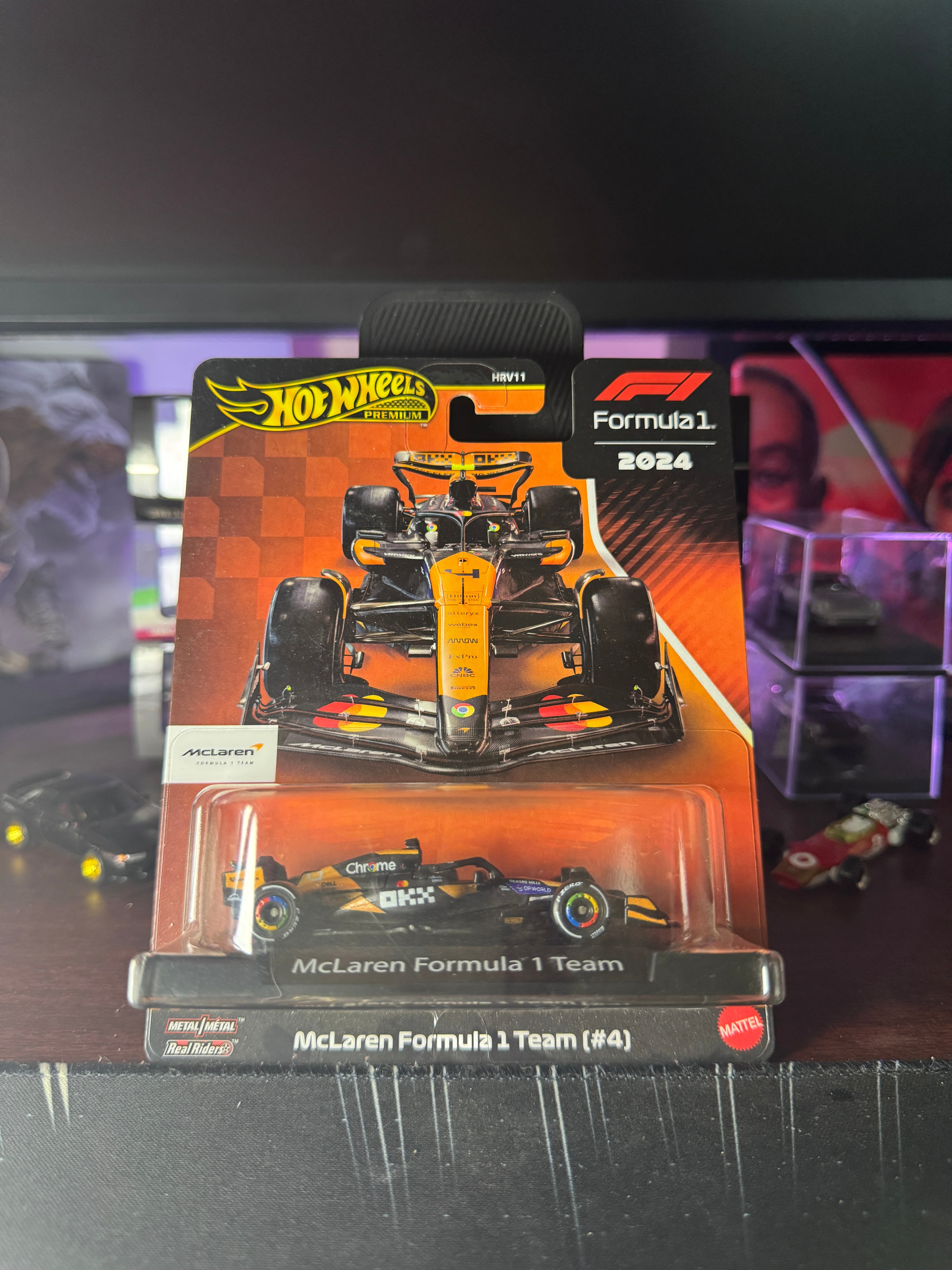 HotWheels Formula 1 (F1) 2024 McLaren Formula 1 Team (#4)