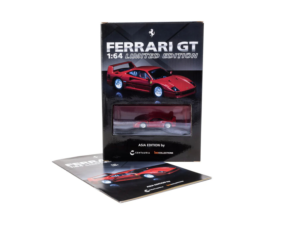 [Pre Order] CENTAURIA x IXO COLLECTIONS -  FERRARI GT 1:64 Magazine ASIA EDITION - FERRARI F40 1987 (English Version)
