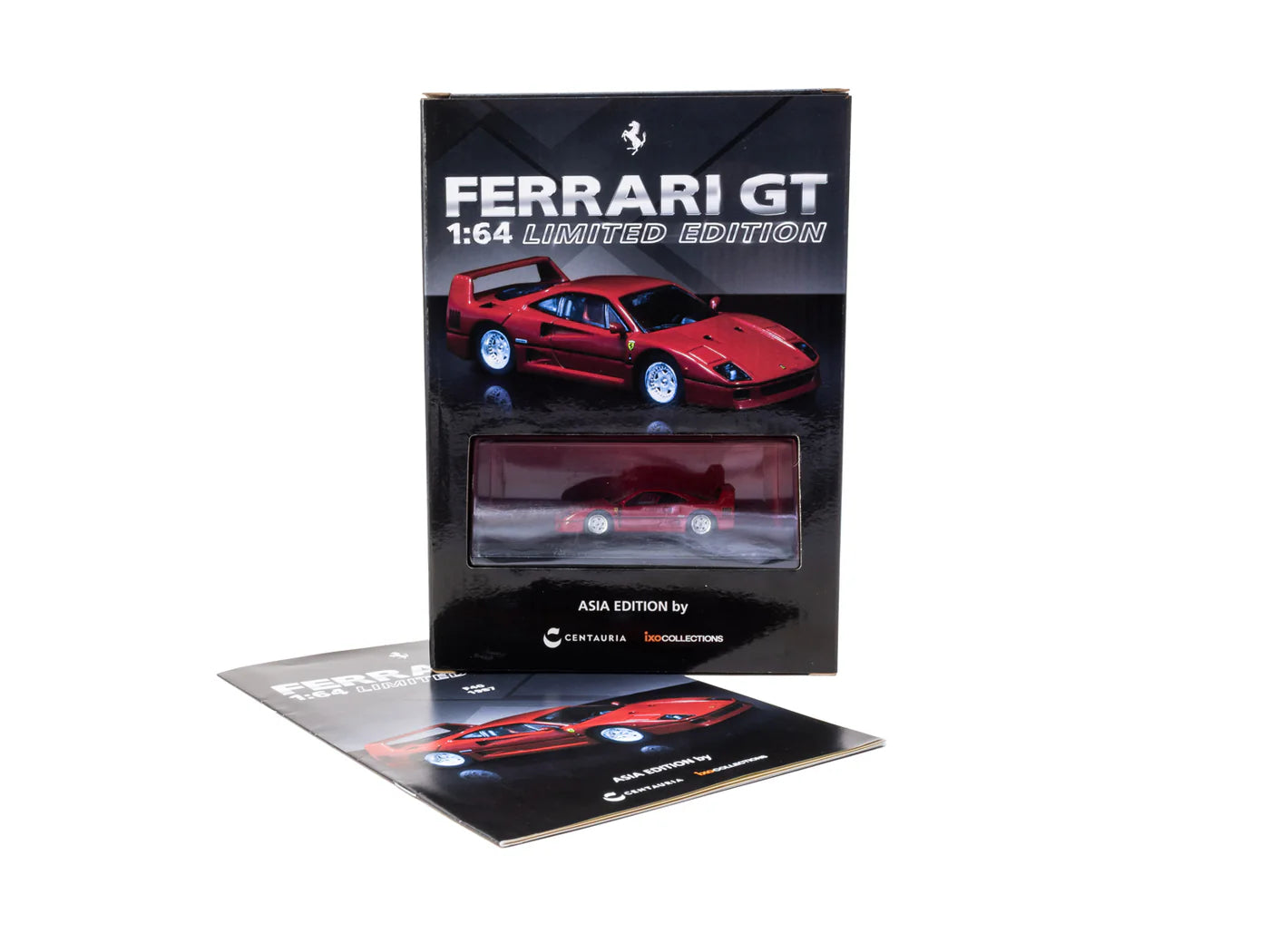 [Pre Order] CENTAURIA x IXO COLLECTIONS -  FERRARI GT 1:64 Magazine ASIA EDITION - FERRARI F40 1987 (English Version)