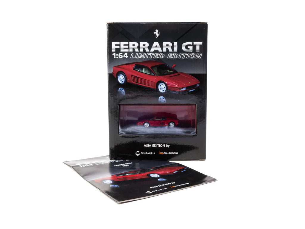 [Pre Order] CENTAURIA x IXO COLLECTIONS FERRARI GT 1:64 Magazine ASIA EDITION - FERRARI TESTAROSSA 1984 (English Version)