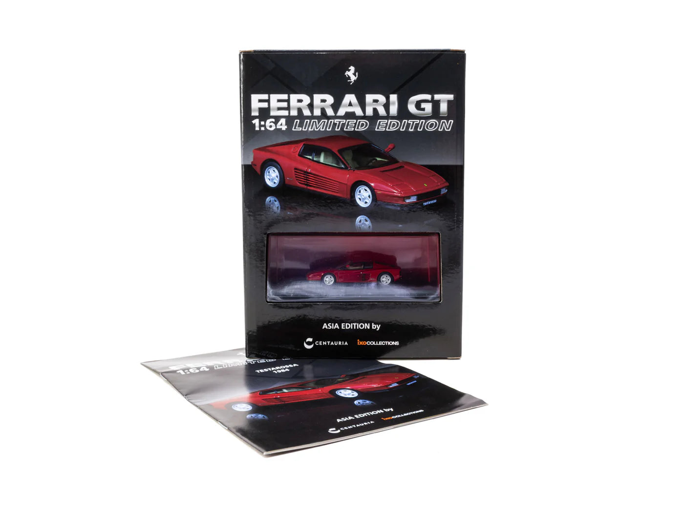 [Pre Order] CENTAURIA x IXO COLLECTIONS FERRARI GT 1:64 Magazine ASIA EDITION - FERRARI TESTAROSSA 1984 (English Version)