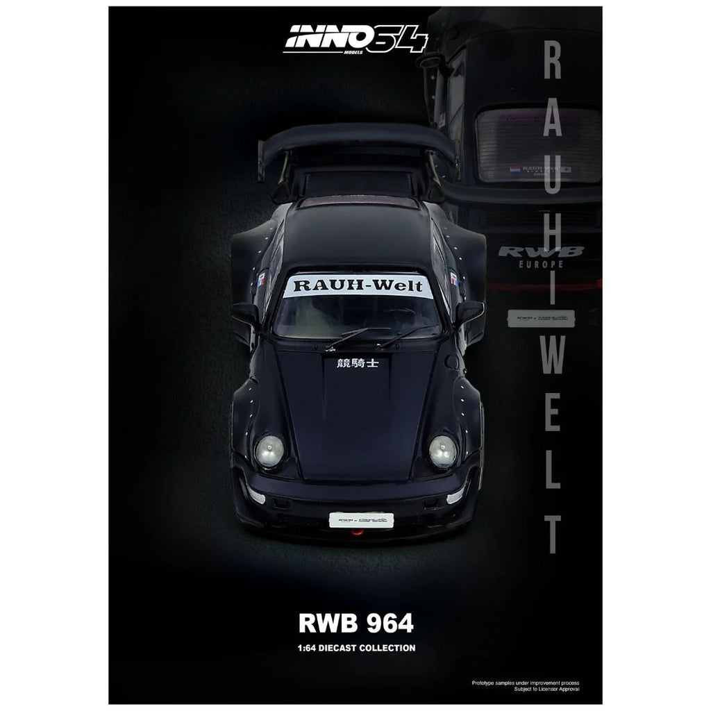[Pre Order] Inno64 - RWB 964 - Black Matt