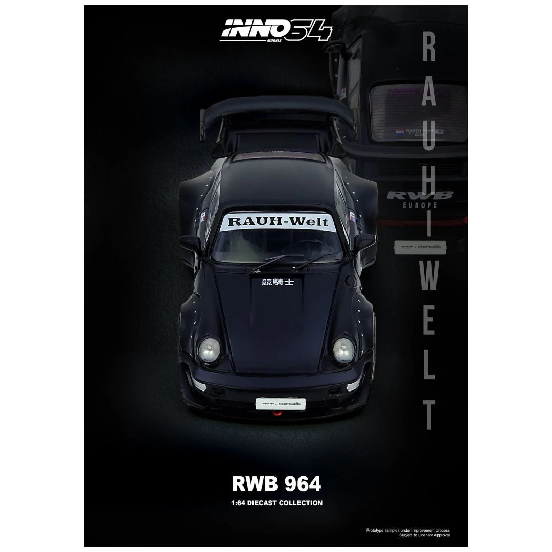 [Pre Order] Inno64 - RWB 964 - Black Matt