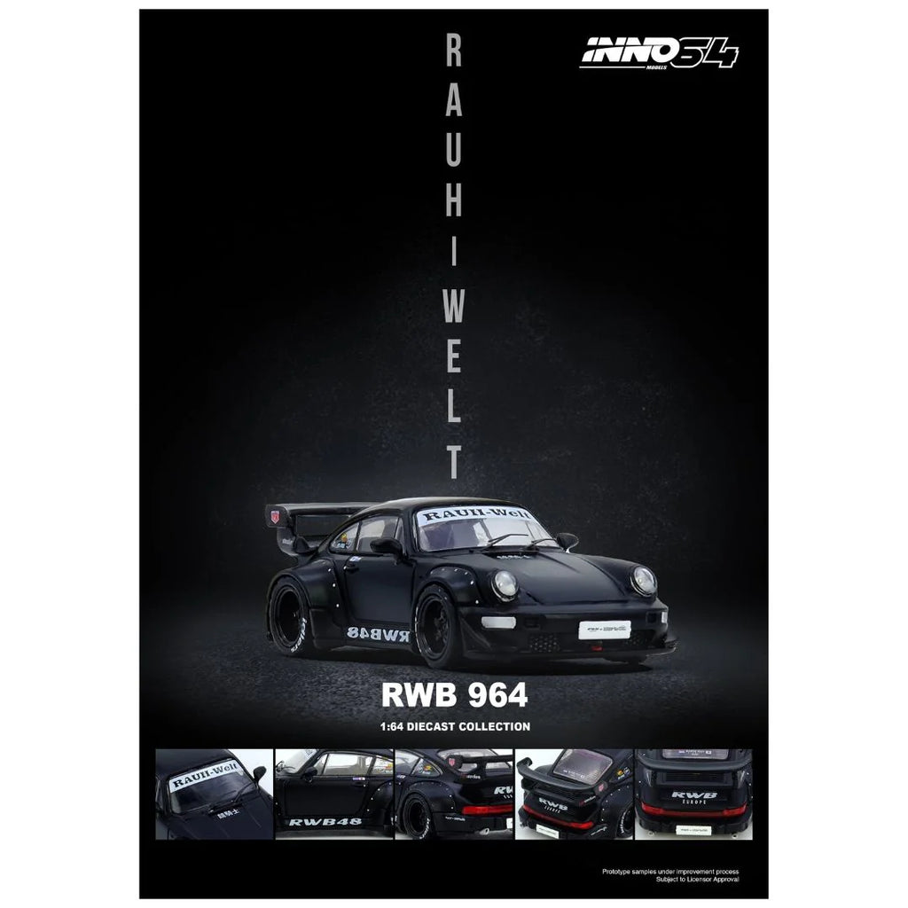 [Pre Order] Inno64 - RWB 964 - Black Matt