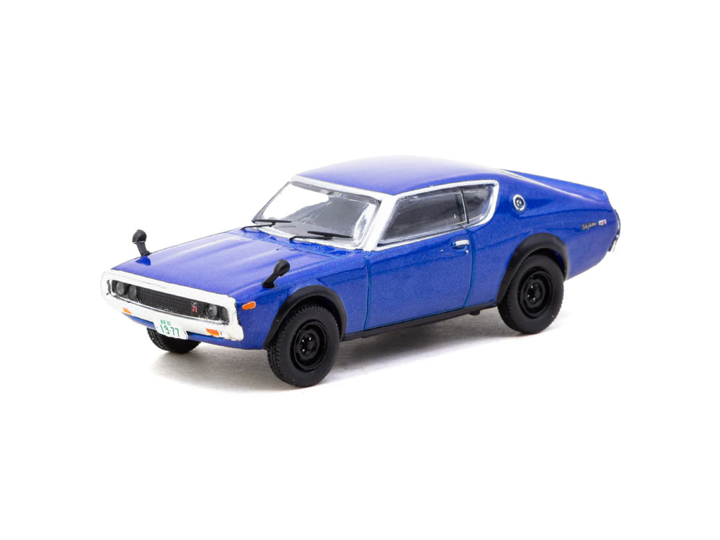 [Pre Order] Tarmac Works - J Collection Nissan Skyline 2000GT-R KPGC110 Blue Metallic - COLLAB64