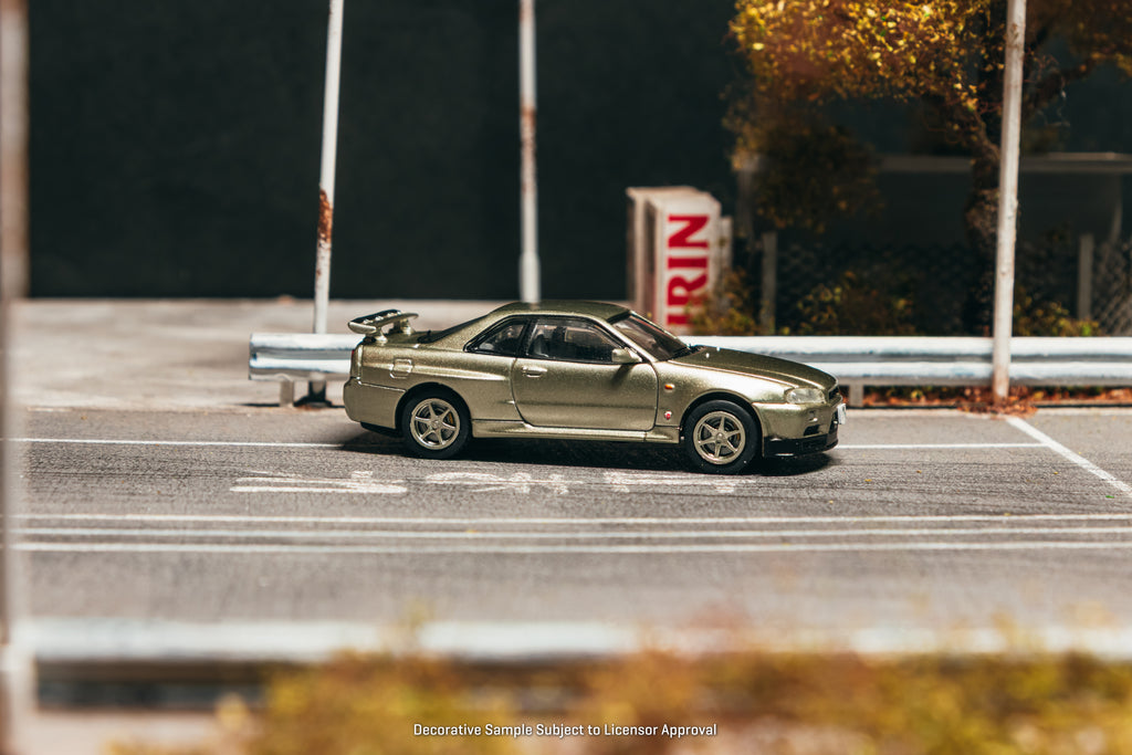 [Pre Order, Box] Tarmac Works - Nissan Skyline GT-R R34 - Millenium Jade