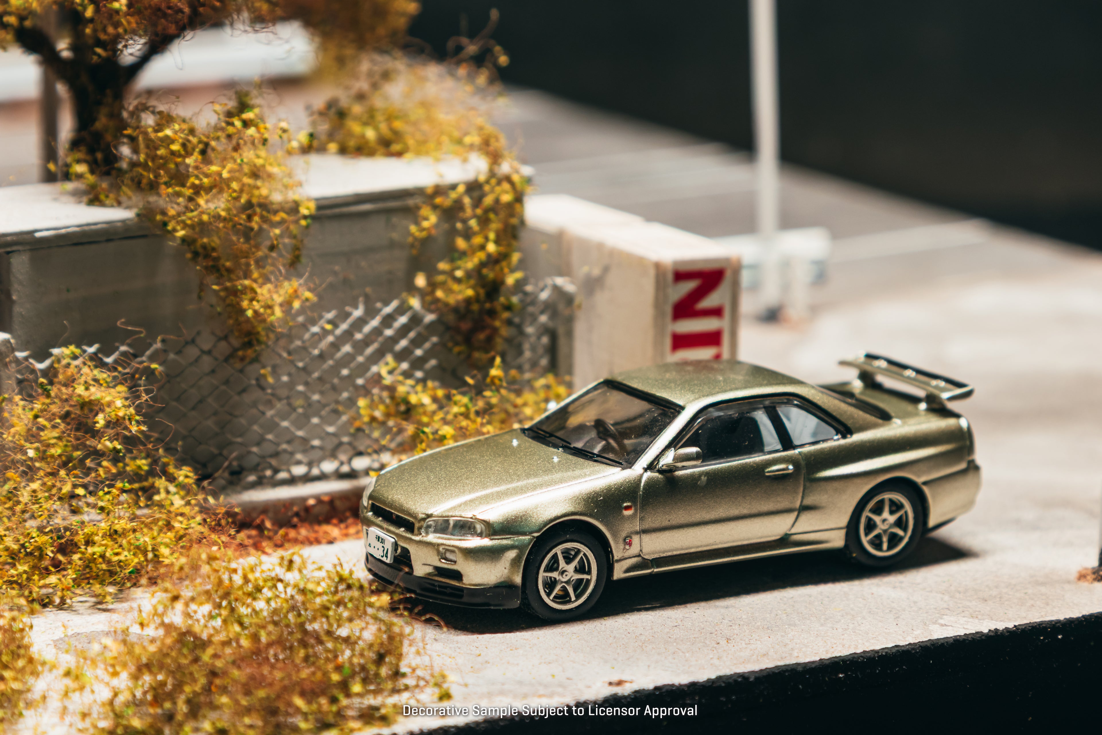 [Pre Order, Blister] Tarmac Works - Nissan Skyline GT-R R34 - Millenium Jade