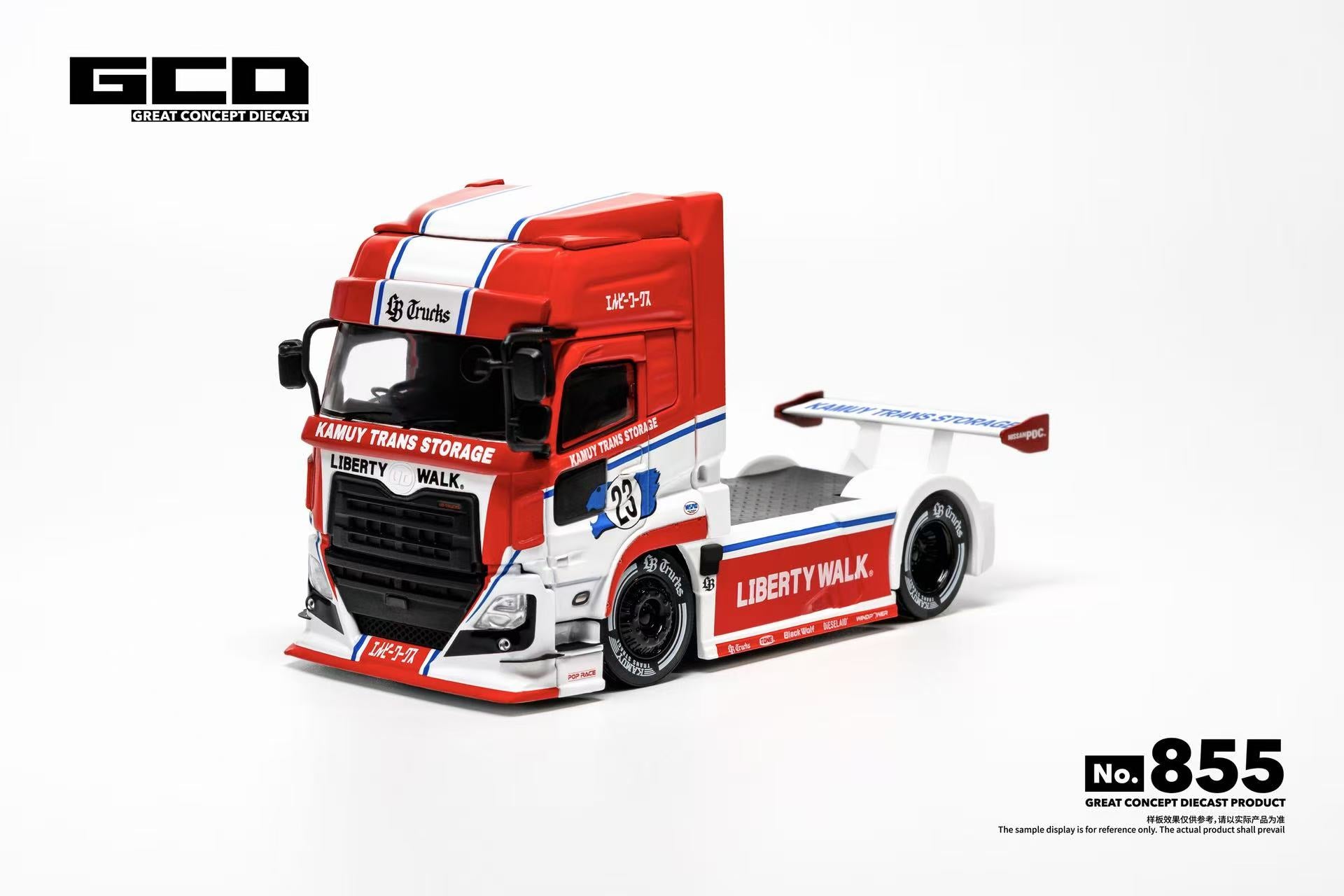 UD LB‑Trucks Quon Head Red/White Livery