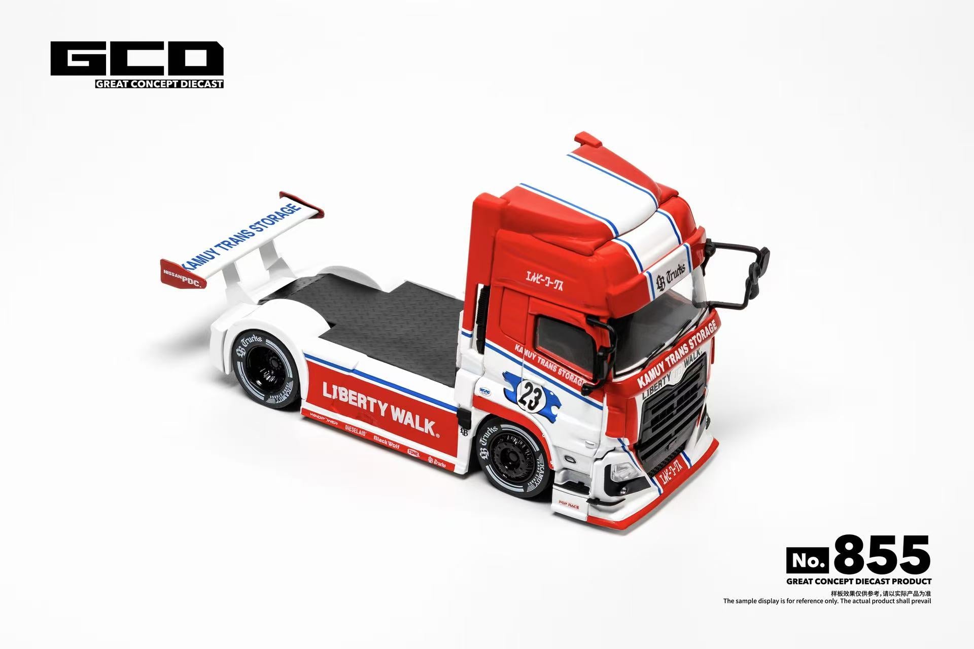 UD LB‑Trucks Quon Head Red/White Livery