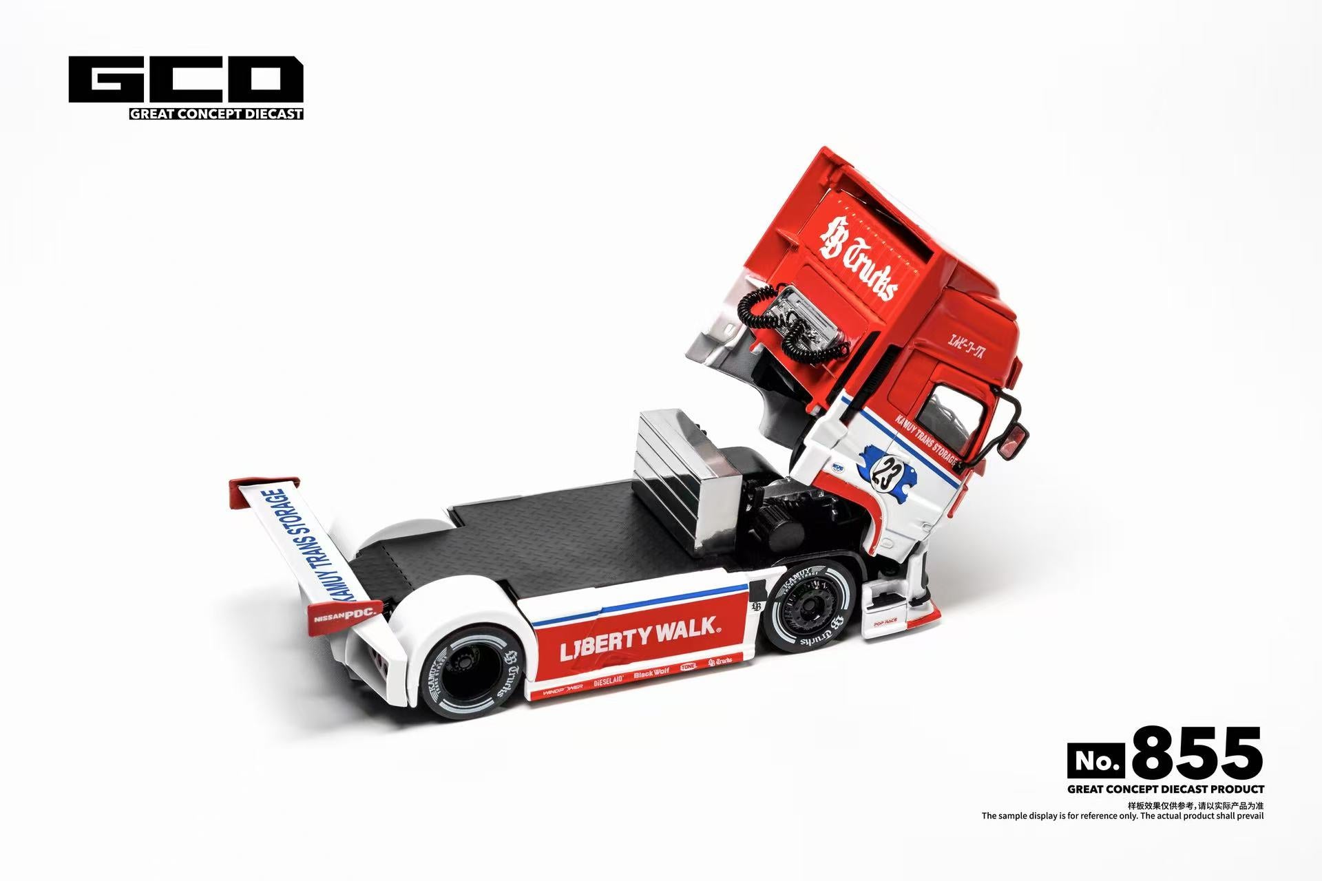 UD LB‑Trucks Quon Head Red/White Livery