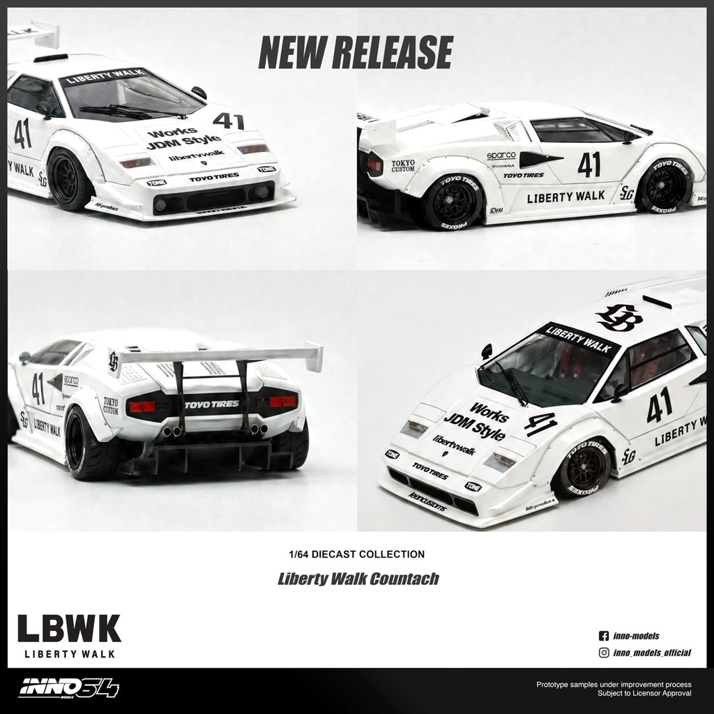 [Pre Order] Inno64 - LIBERTY WALK COUNTACH
