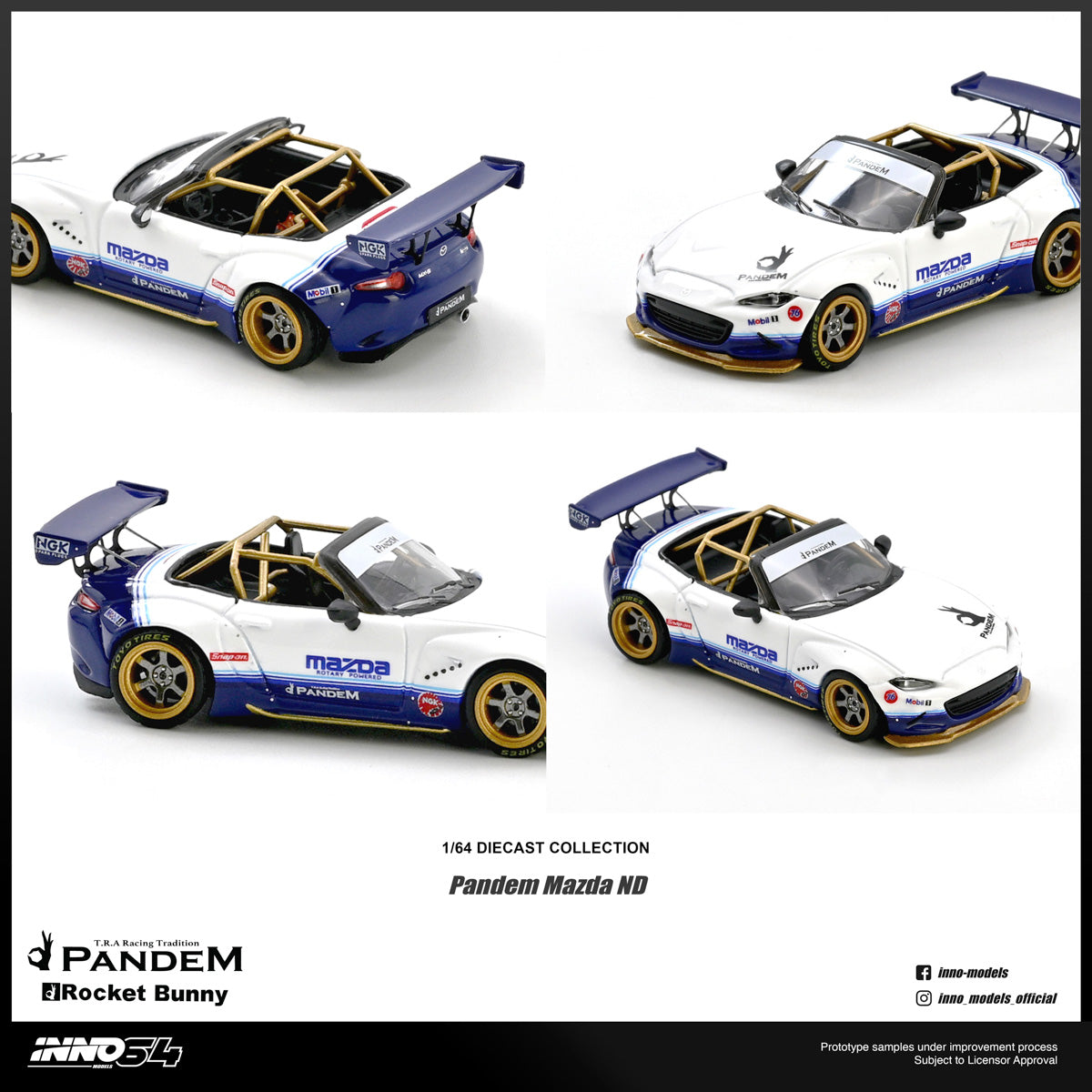 [Pre Order] Inno64 - Mazda MX-5 (ND) Miata "PANDEM ROCKET BUNNY" V1.0