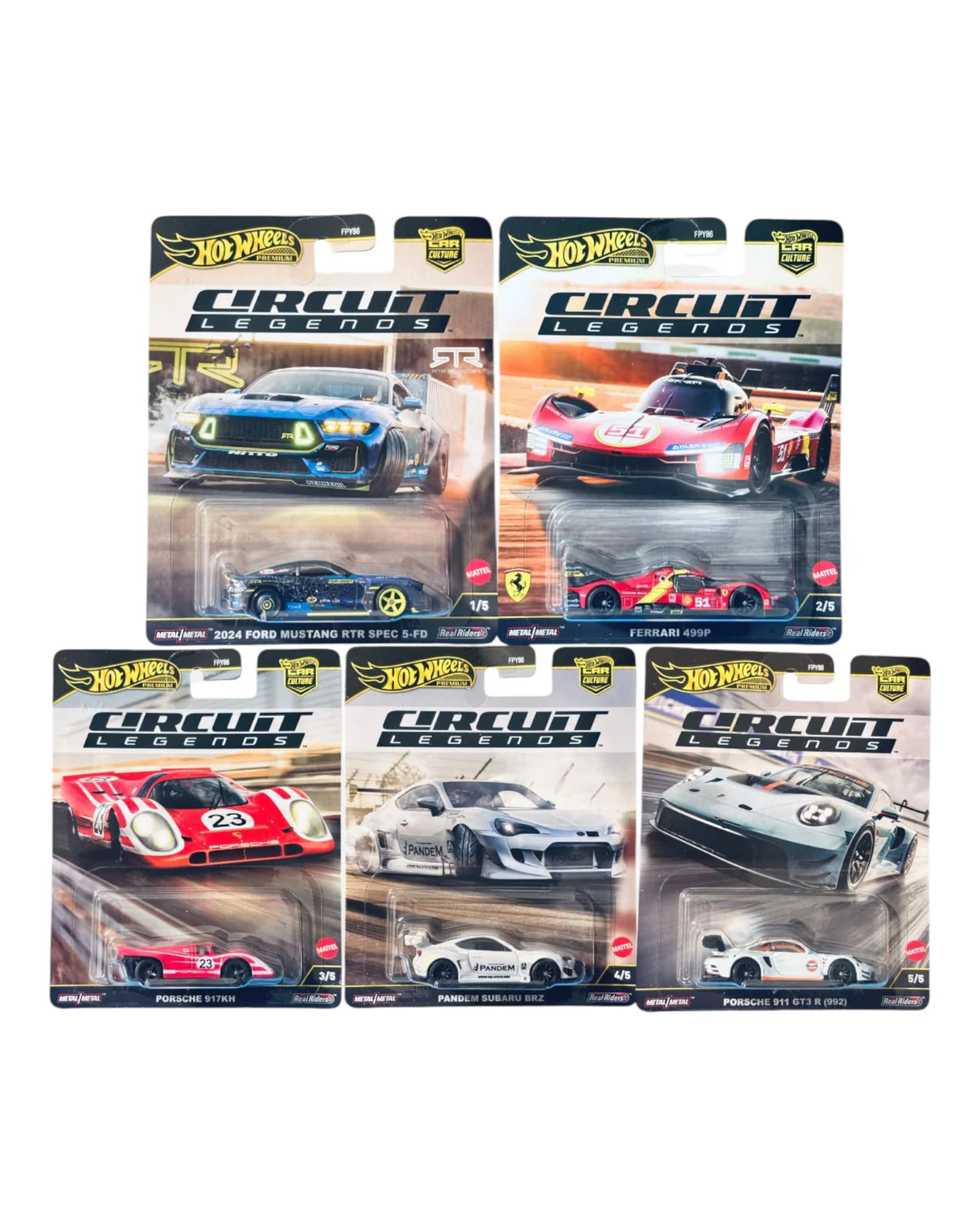 [Imported, Blister Cut] Hot Wheels Circuit Legends Set