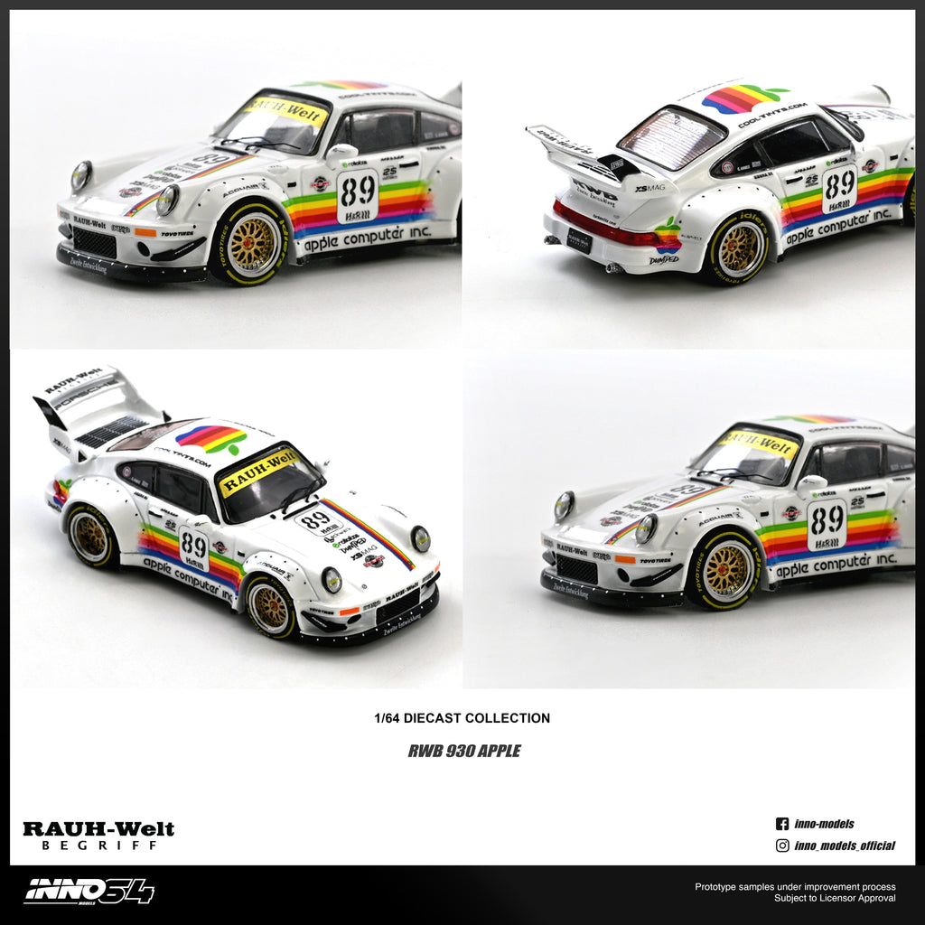 [Pre Order] Inno64 - RWB 930 #89 Apple Livery