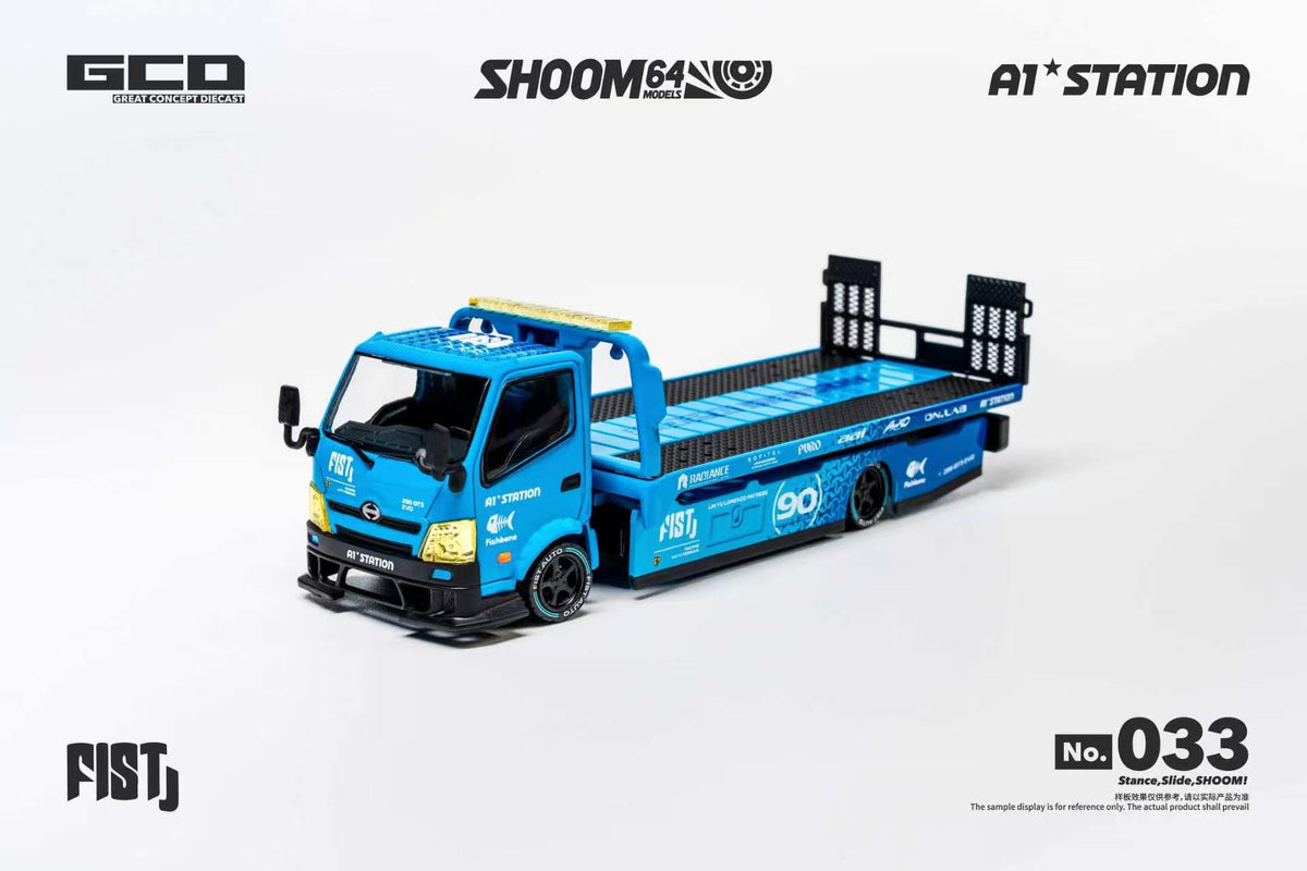 Hino 300 Custom Drop-Bed Car Carrier FIST Livery