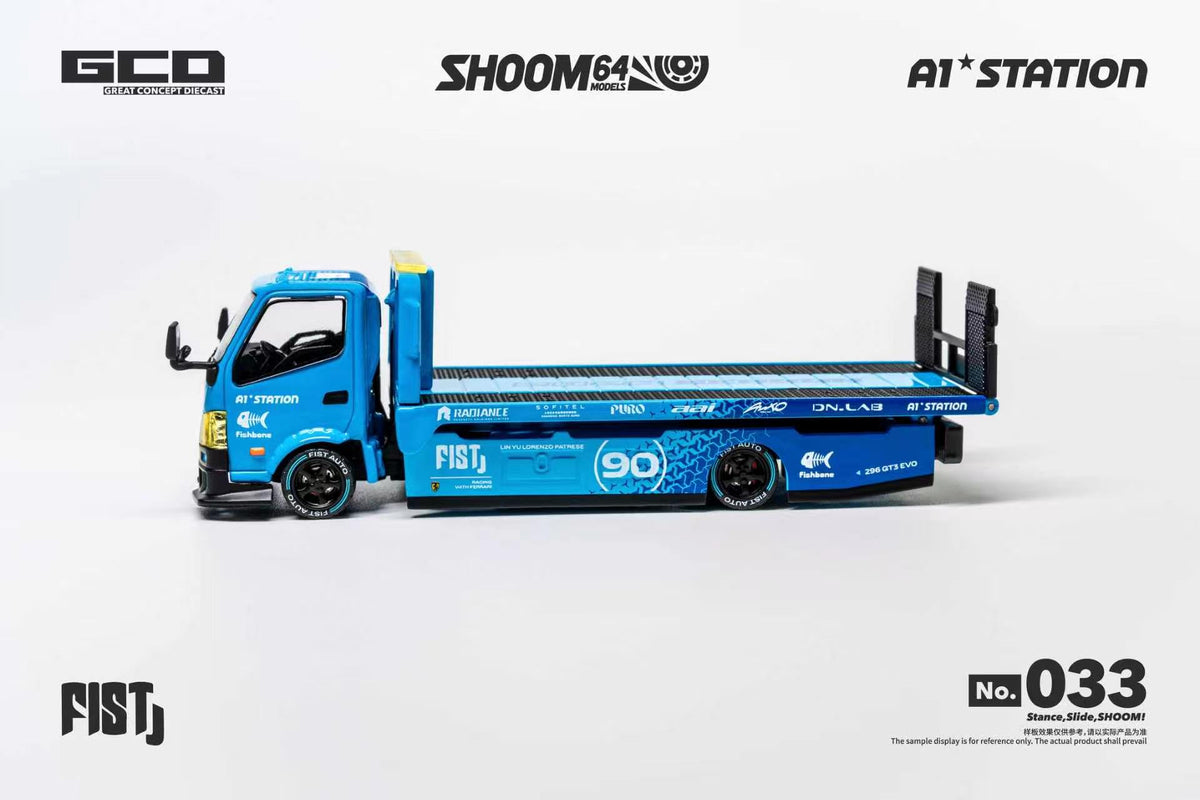 Hino 300 Custom Drop-Bed Car Carrier FIST Livery