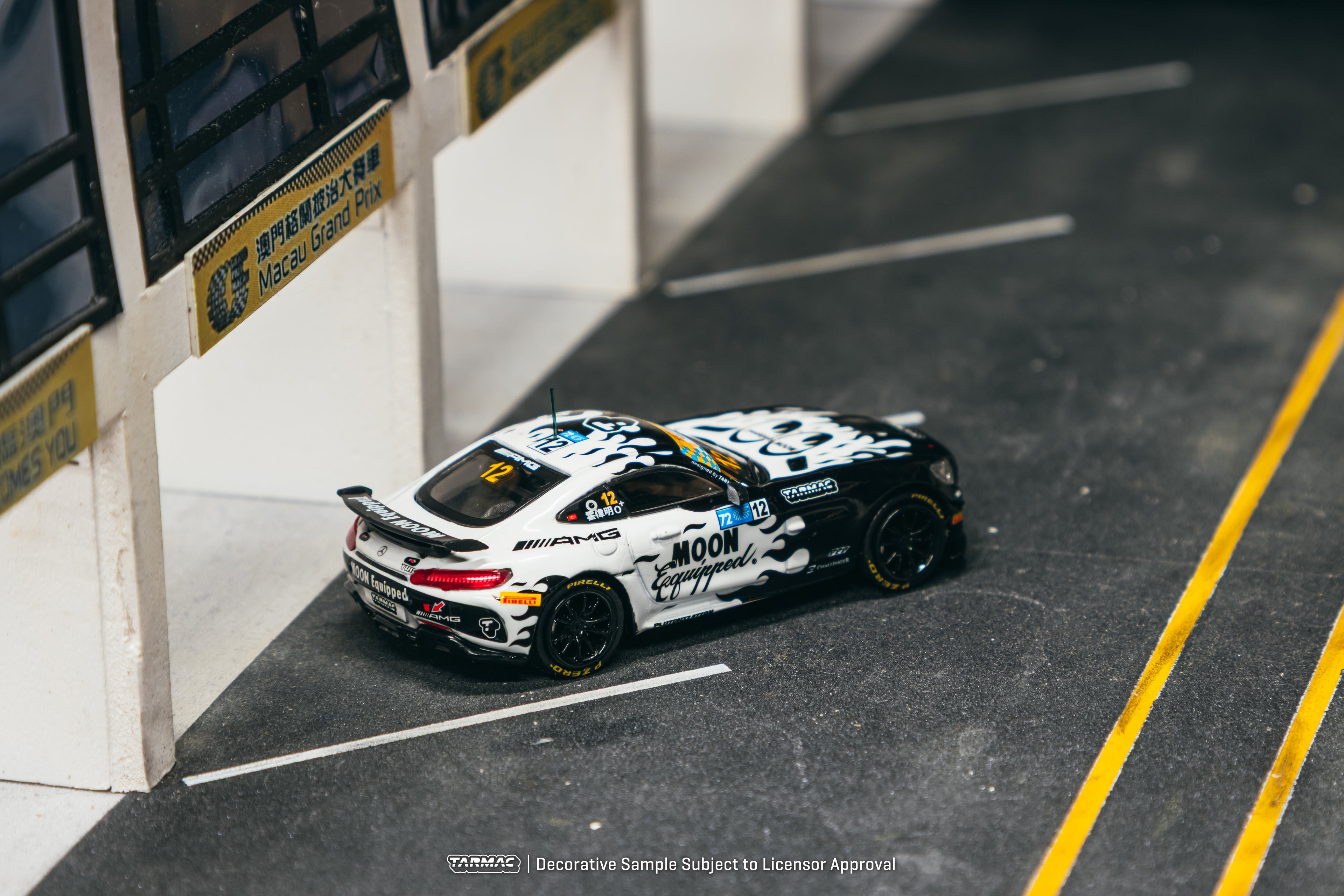 [Pre Order] Tarmac Works - Mercedes-AMG GT4 - Greater Bay Area GT Cup (GT 4) Macau 2025 FOK Wai Ming