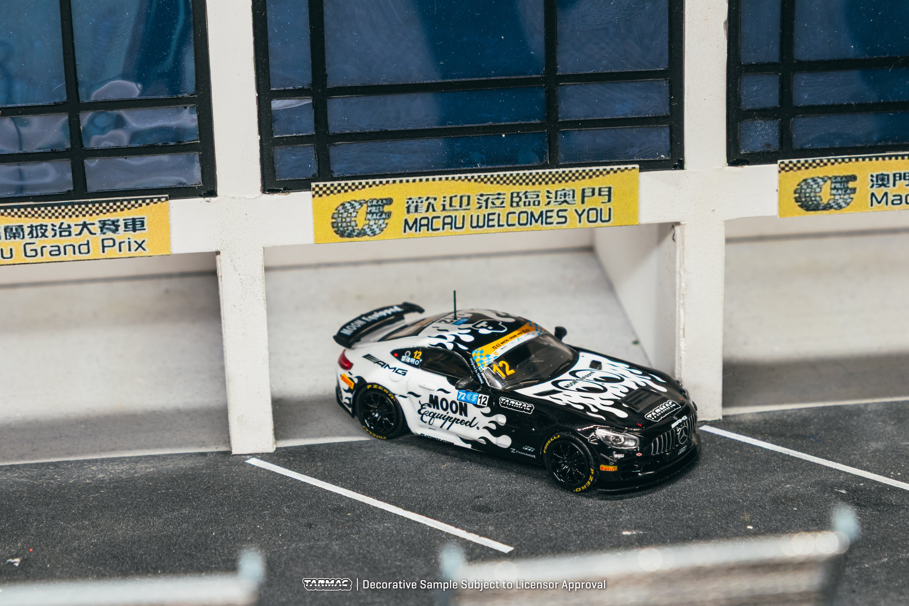 [Pre Order] Tarmac Works - Mercedes-AMG GT4 - Greater Bay Area GT Cup (GT 4) Macau 2025 FOK Wai Ming