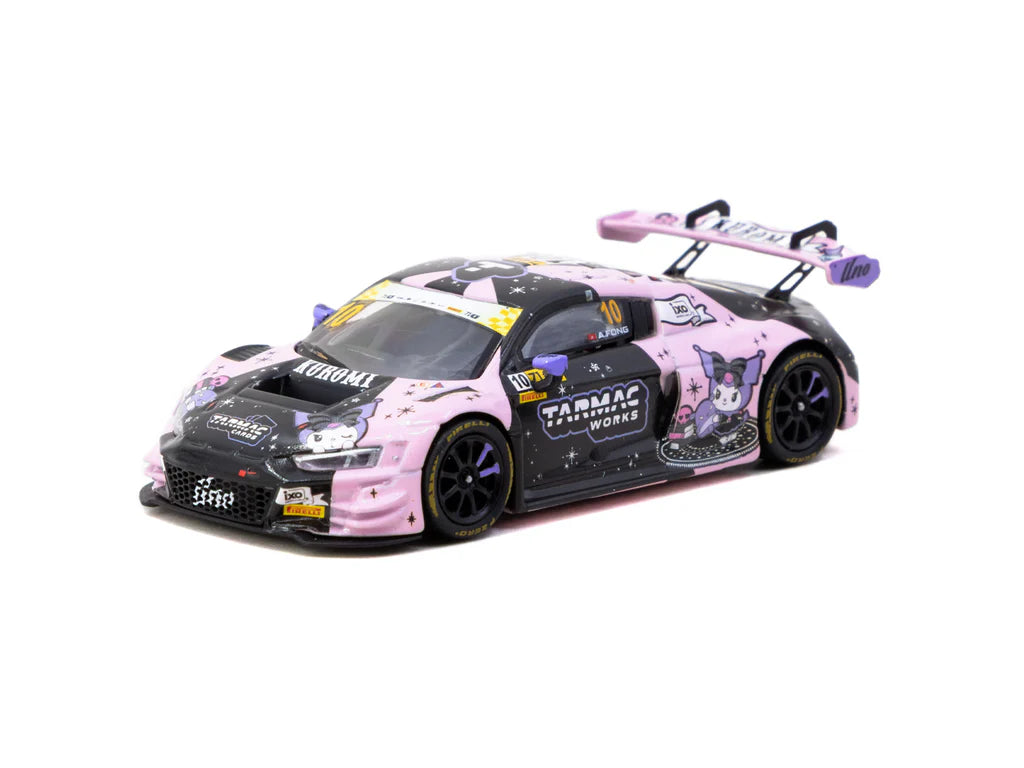 [Pre Order, Free Shipping] Tarmac Works 1/64 Audi R8 LMS GT3 evo II Macau GT Cup - FIA GT World Cup 2024 #10 with Tarmac Cards Combo Set - HOBBY64