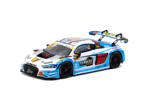 [Pre Order, Free Shipping] Tarmac Works 1/64 Audi R8 LMS GT3 evo II Macau GT Cup - FIA GT World Cup 2024 Uno Racing #30 with Tarmac Cards Combo Set and Truck Packaging - HOBBY64