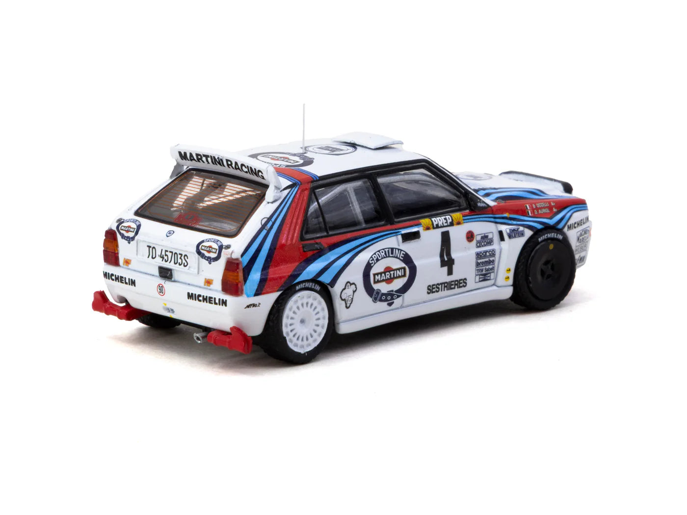 [Pre Order] Tarmac Works - Lancia Delta HF Integrale Monte Carlo Rally 1992 #04 Winner Didier Auriol / Bernard Occelli - HOBBY64