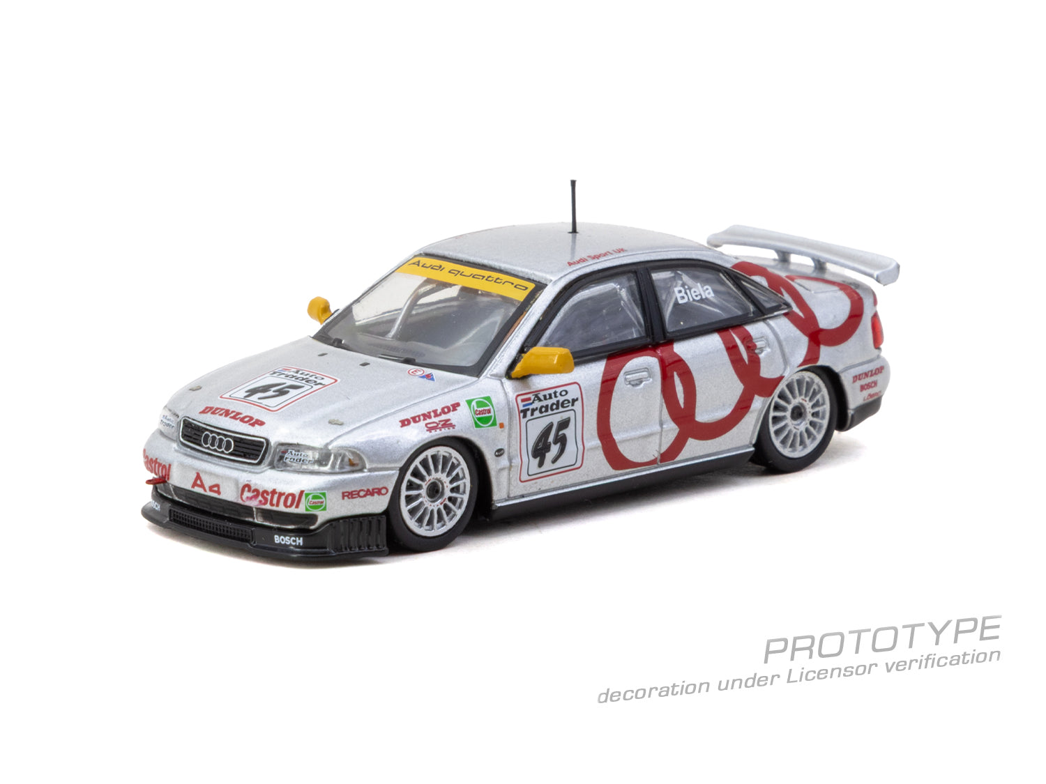 [Pre Order] Tarmac Works - Audi A4 quattro - BTCC 1996 Champion - Frank Bielay