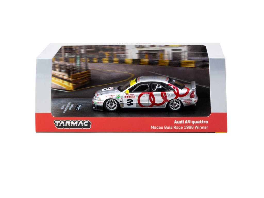 [Pre Order] Tarmac Works - Audi A4 Quattro Macau Guia Race 1996 Winner #3 - Tarmac Works HOBBY64