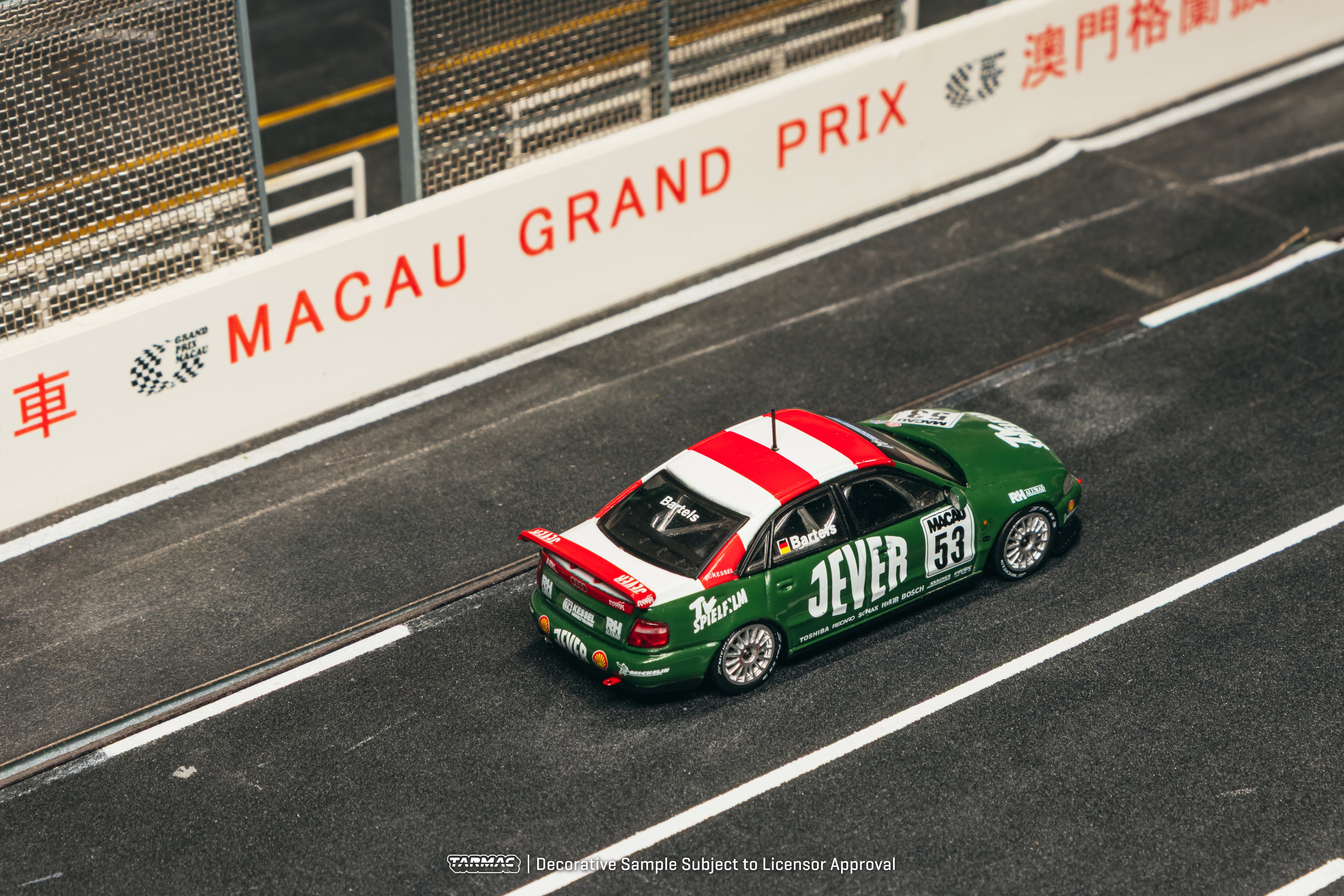 [Pre Order] Tarmac Works - Audi A4 quattro - Macau Guia Race 1999 Winner Michael Bartels