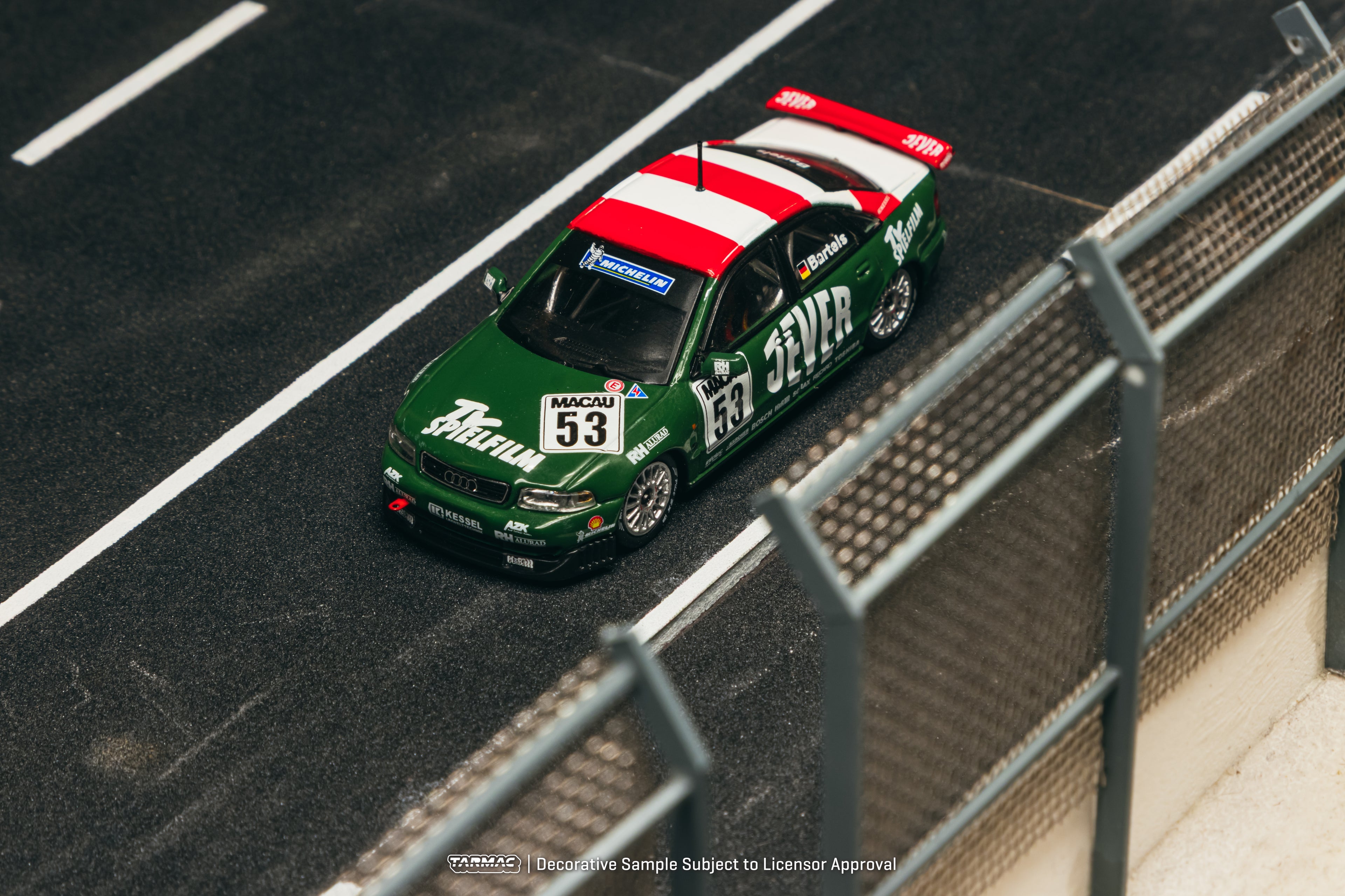 [Pre Order] Tarmac Works - Audi A4 quattro - Macau Guia Race 1999 Winner Michael Bartels