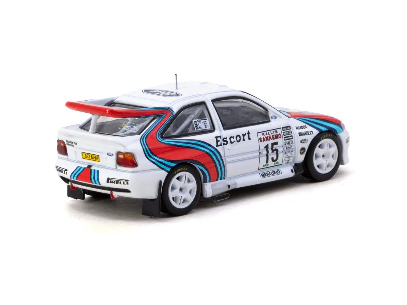 [Pre Order] Tarmac Works - Ford Escort RS Cosworth WRC Rallye Sanremo 1994 #15 - HOBBY64