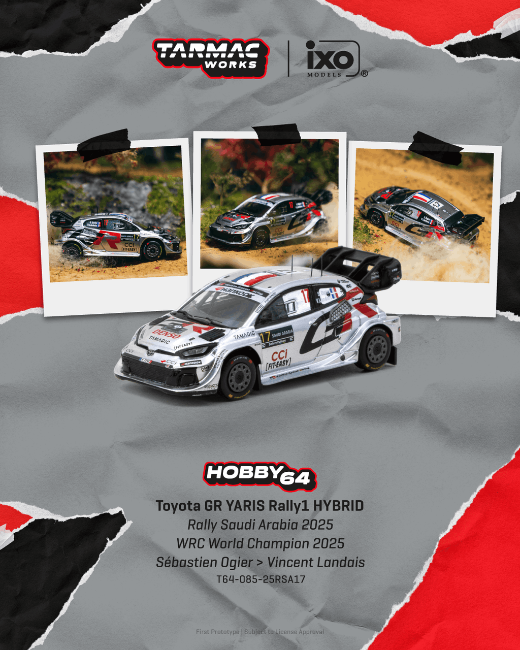 Toyota GR YARIS Rally1 HYBRID - Rally Saudi Arabia 2025 - WRC World Champion 2025