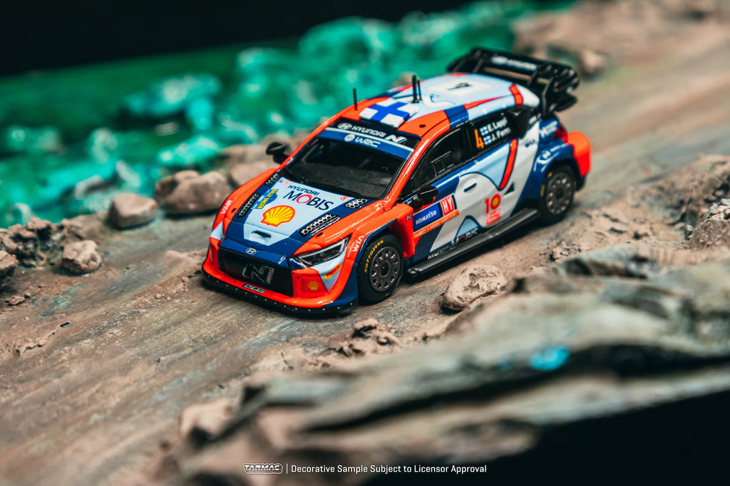 [Pre Order] Tarmac Works - Hyundai i20 N Rally1 Hybrid Rally Sweden 2024 Winner #4 - Tarmac Works X iXO Models HOBBY64