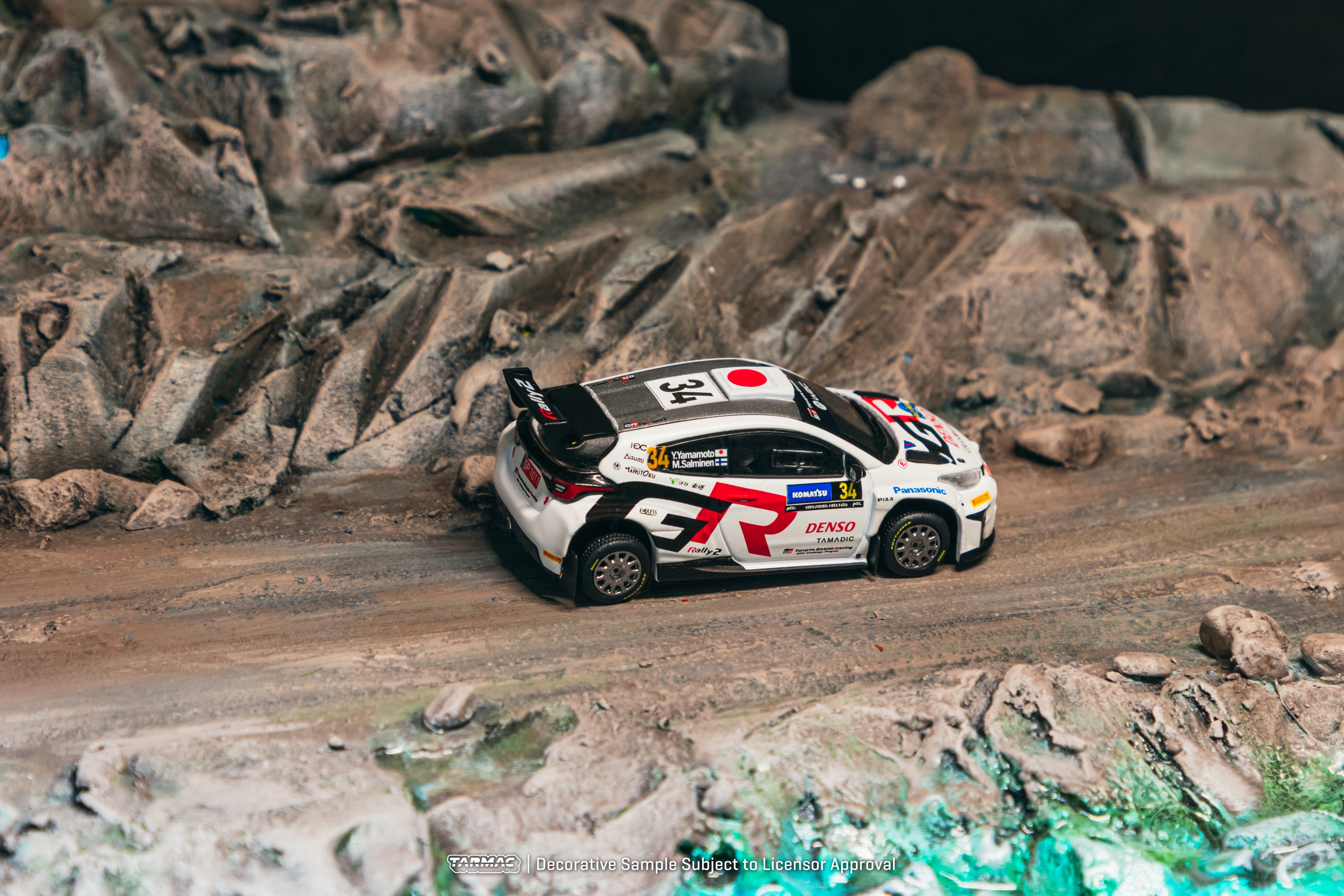 [Pre Order] Tarmac Works - Toyota GR Yaris Rally2 - Rally Sweden 2024 Yuki Yamamoto / Marko Salminen