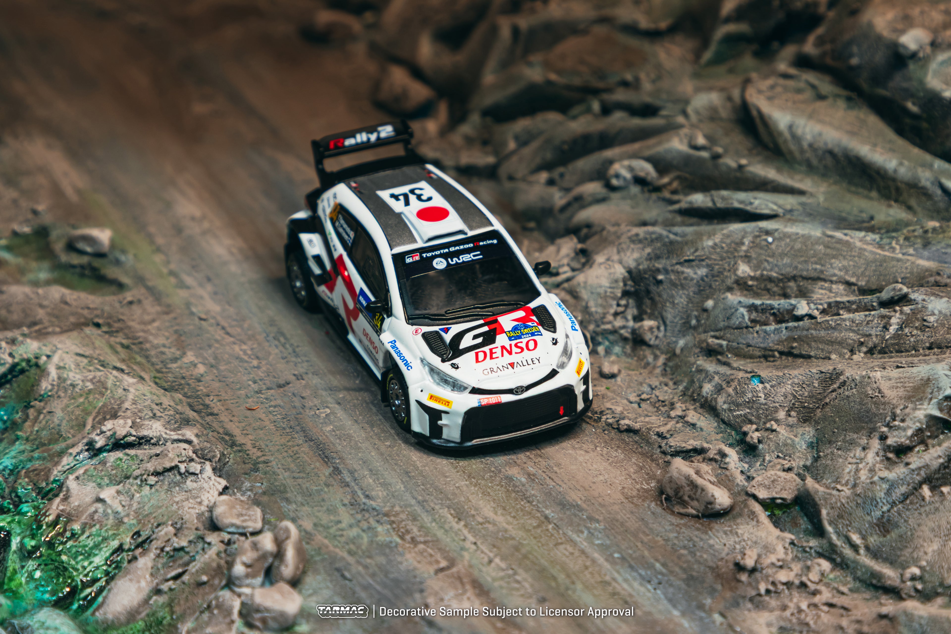 [Pre Order] Tarmac Works - Toyota GR Yaris Rally2 - Rally Sweden 2024 Yuki Yamamoto / Marko Salminen