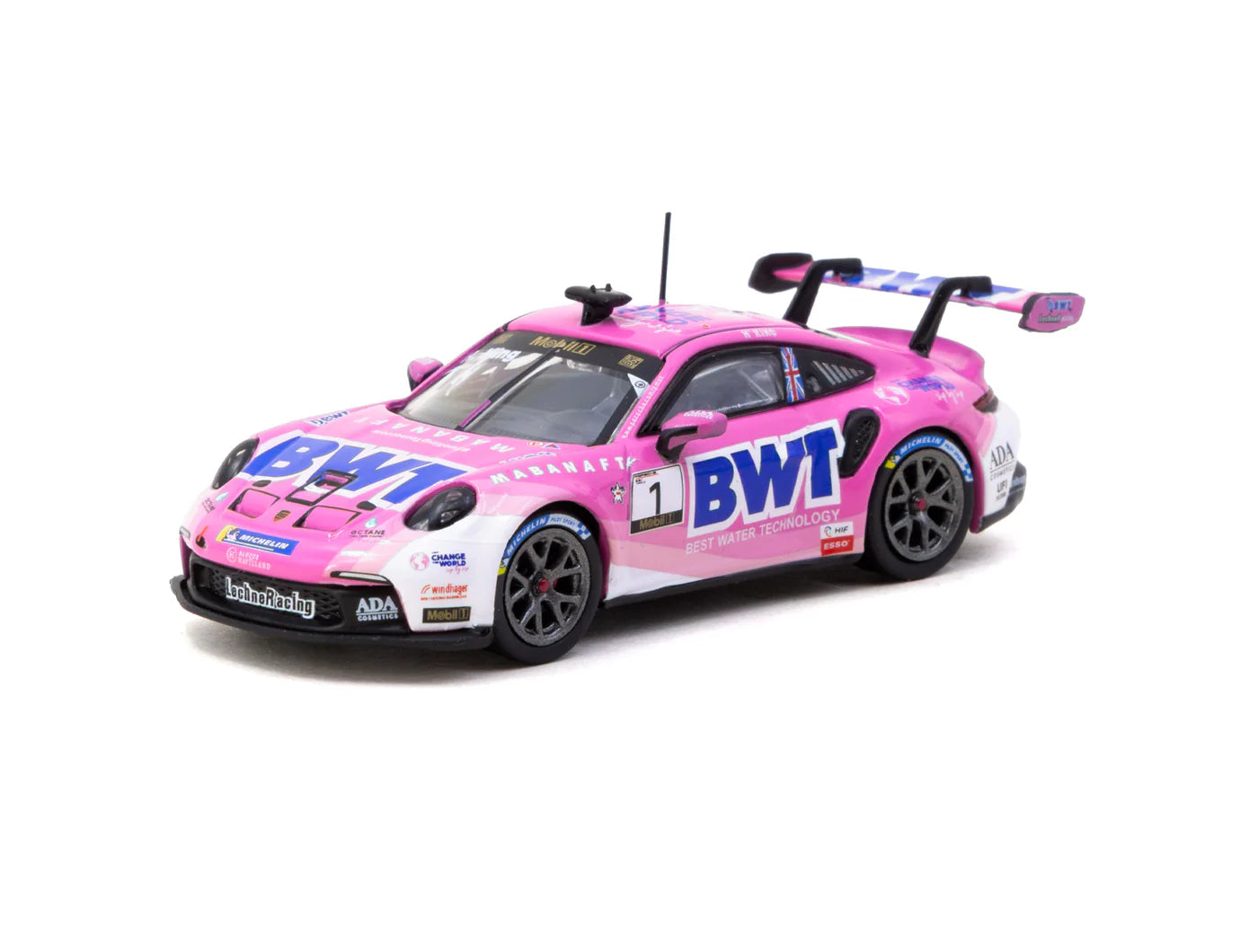 [Pre Order] Tarmac Works X iXO Models - Porsche 911 GT3 Cup (992) Porsche Mobil 1 Supercup 2024 #01 - HOBBY64